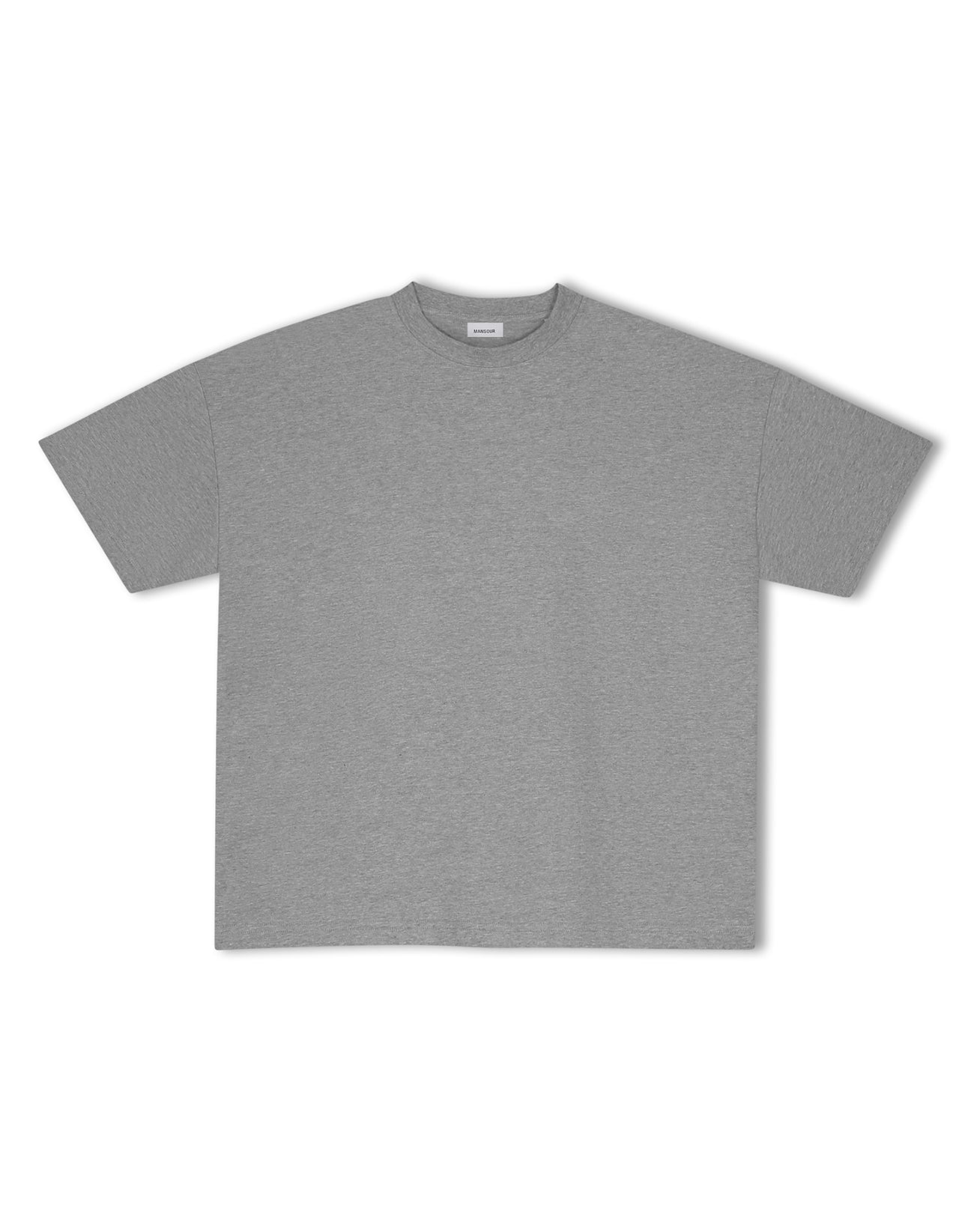 Boxy Blank T-shirt Grey