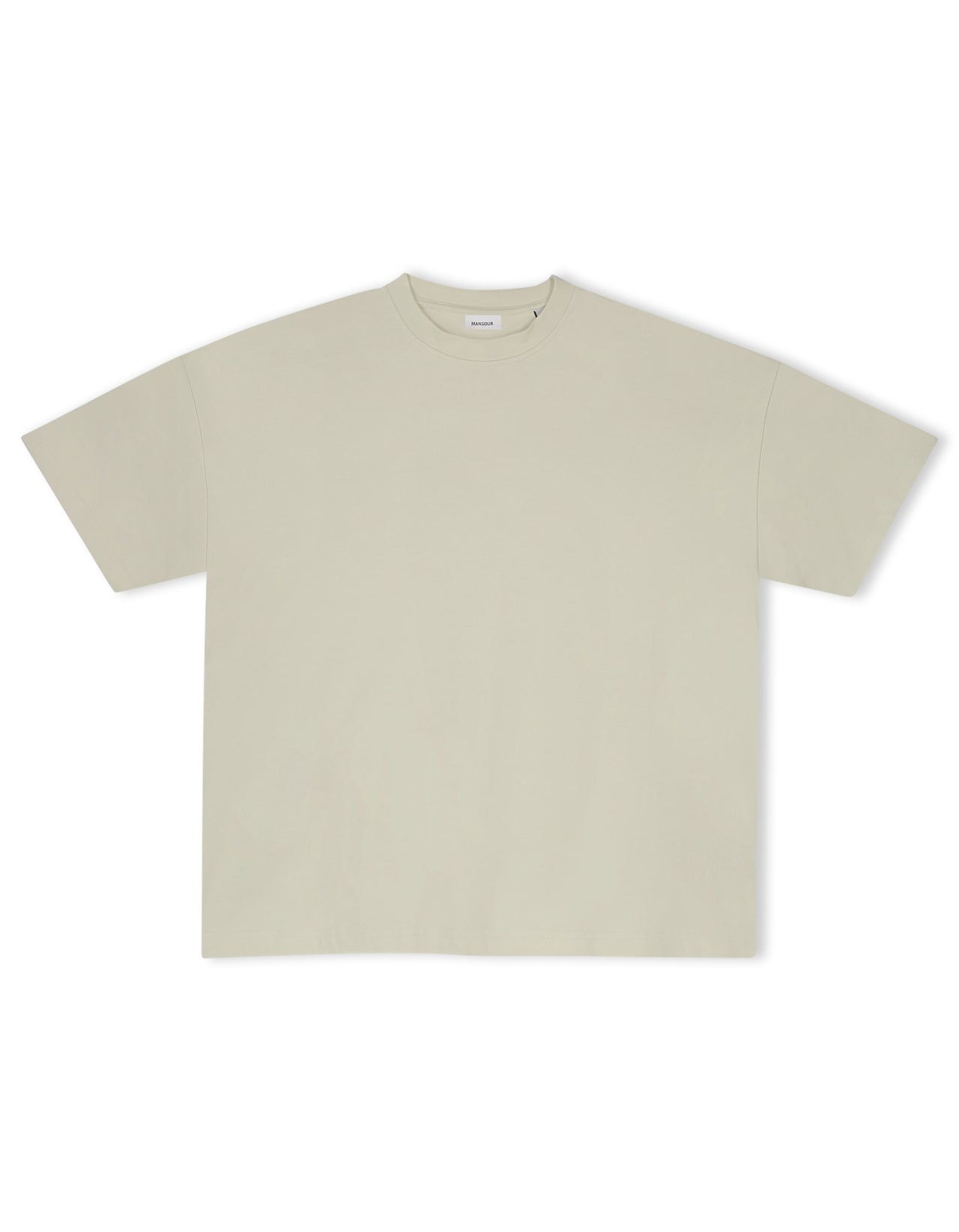 Boxy Blank T-shirt Vintage White