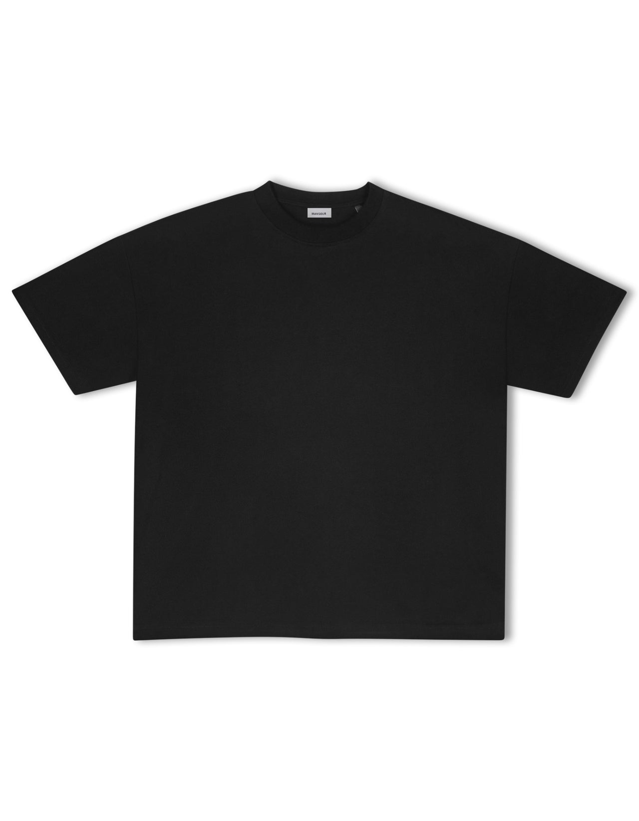 Boxy Blank T-shirt Black