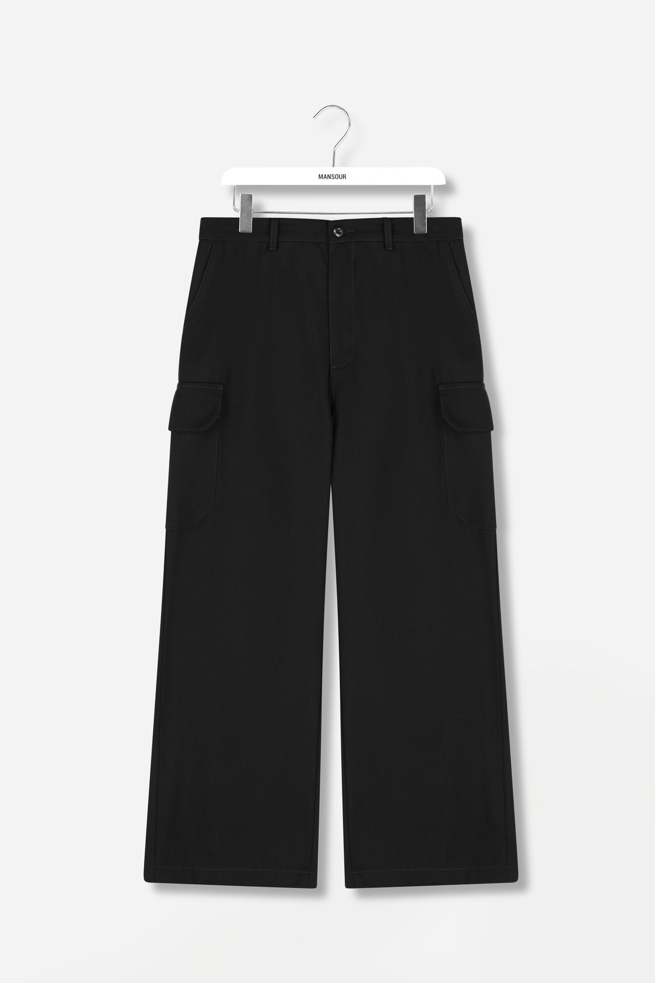 Atelier Tailored Cargo Trousers Black