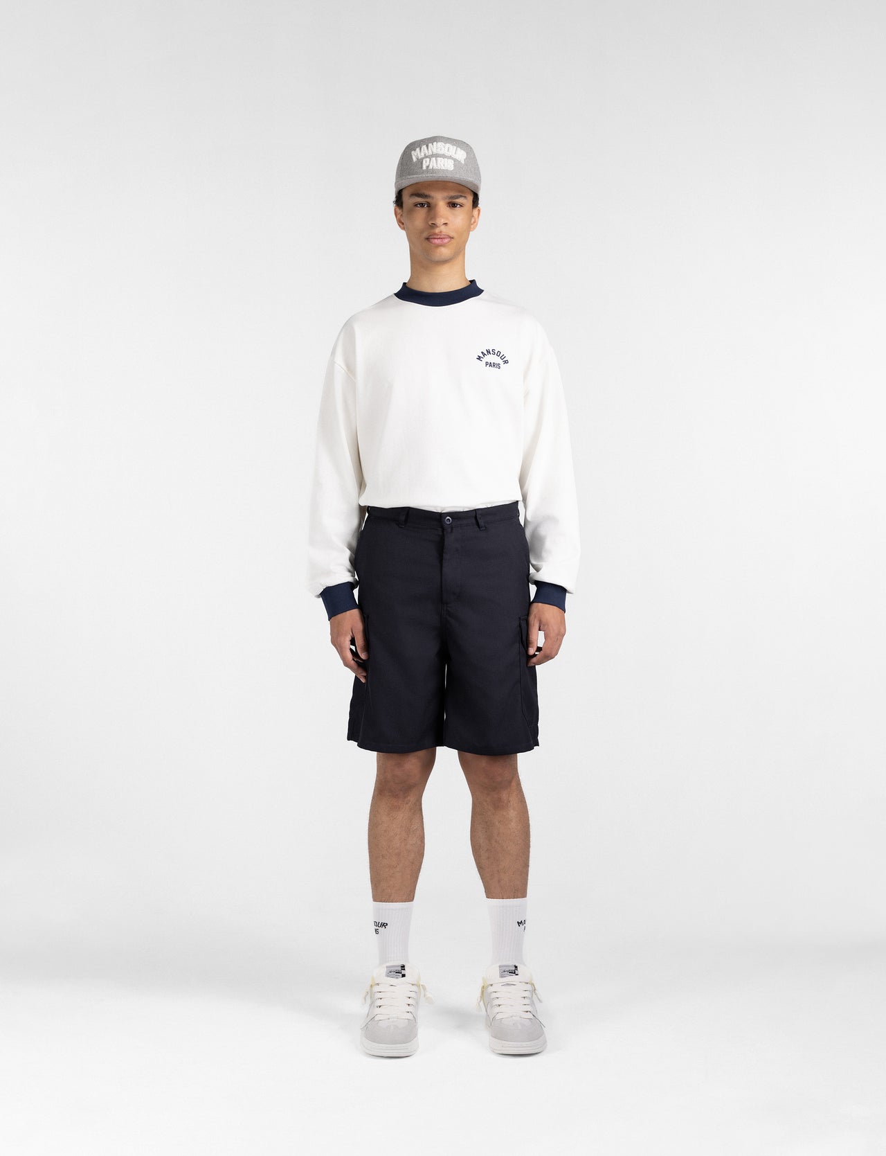 Atelier Tailored Cargo Shorts Navy