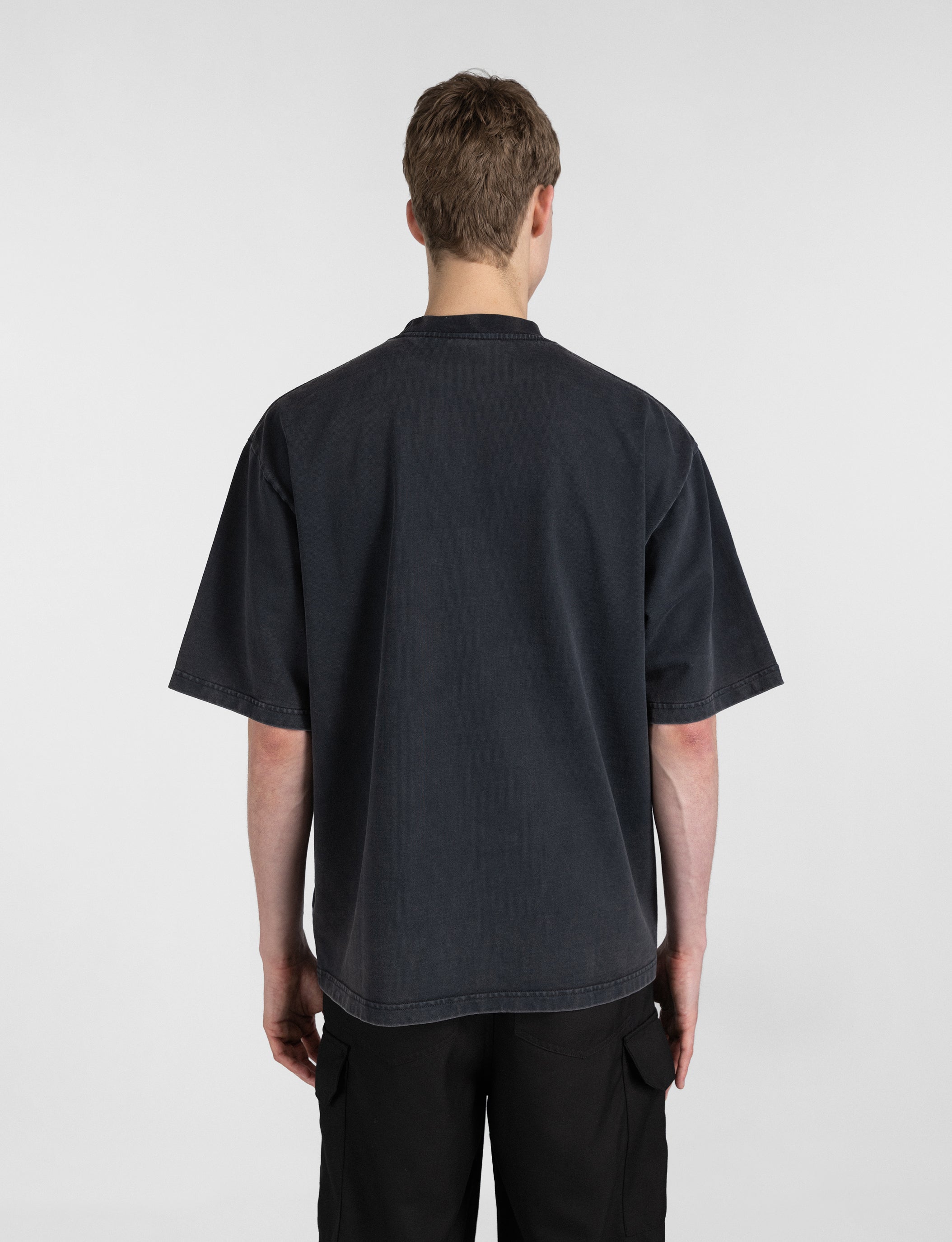 Paris College T-shirt Washed Black