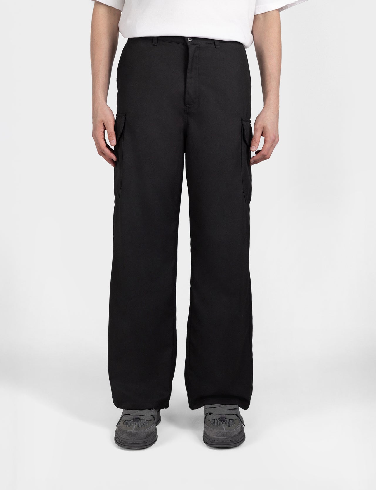 Atelier Tailored Cargo Trousers Black