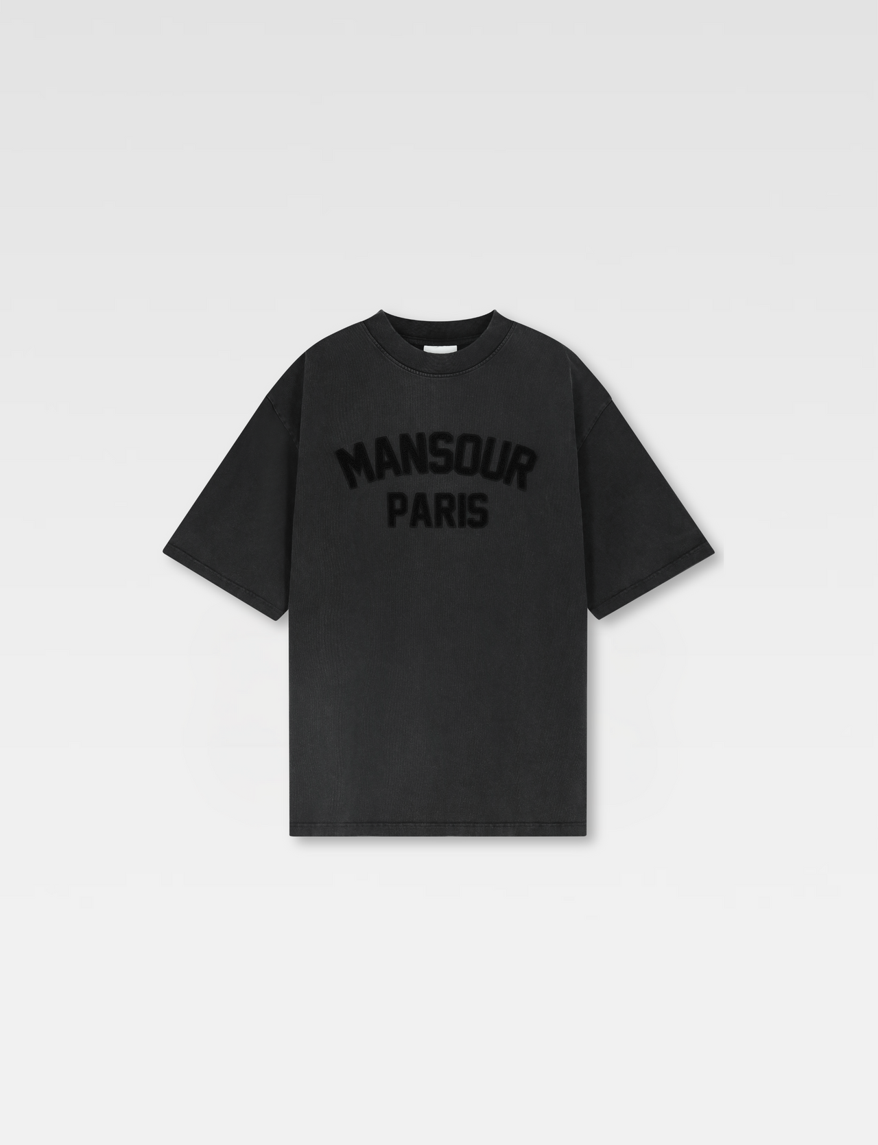Paris College T-shirt Washed Black