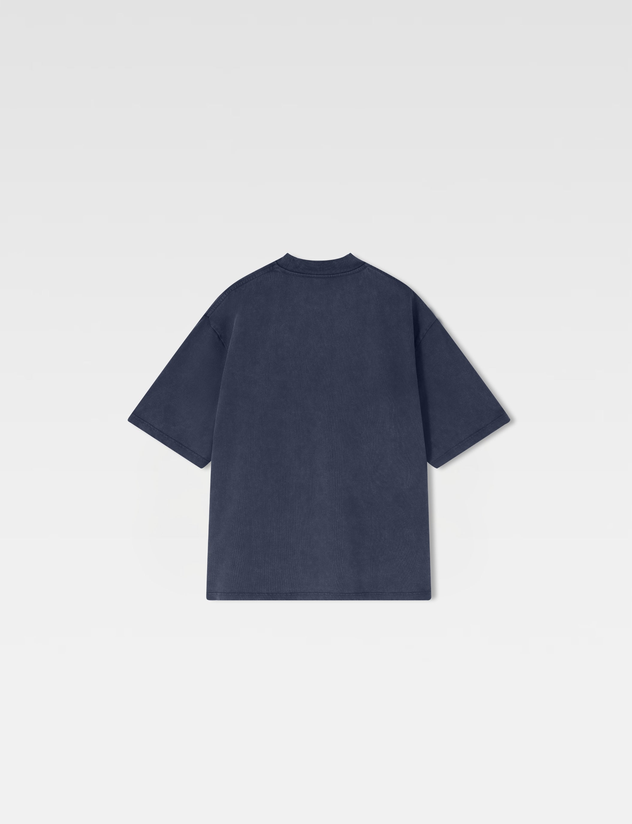 Retro logo T-shirt vintage navy