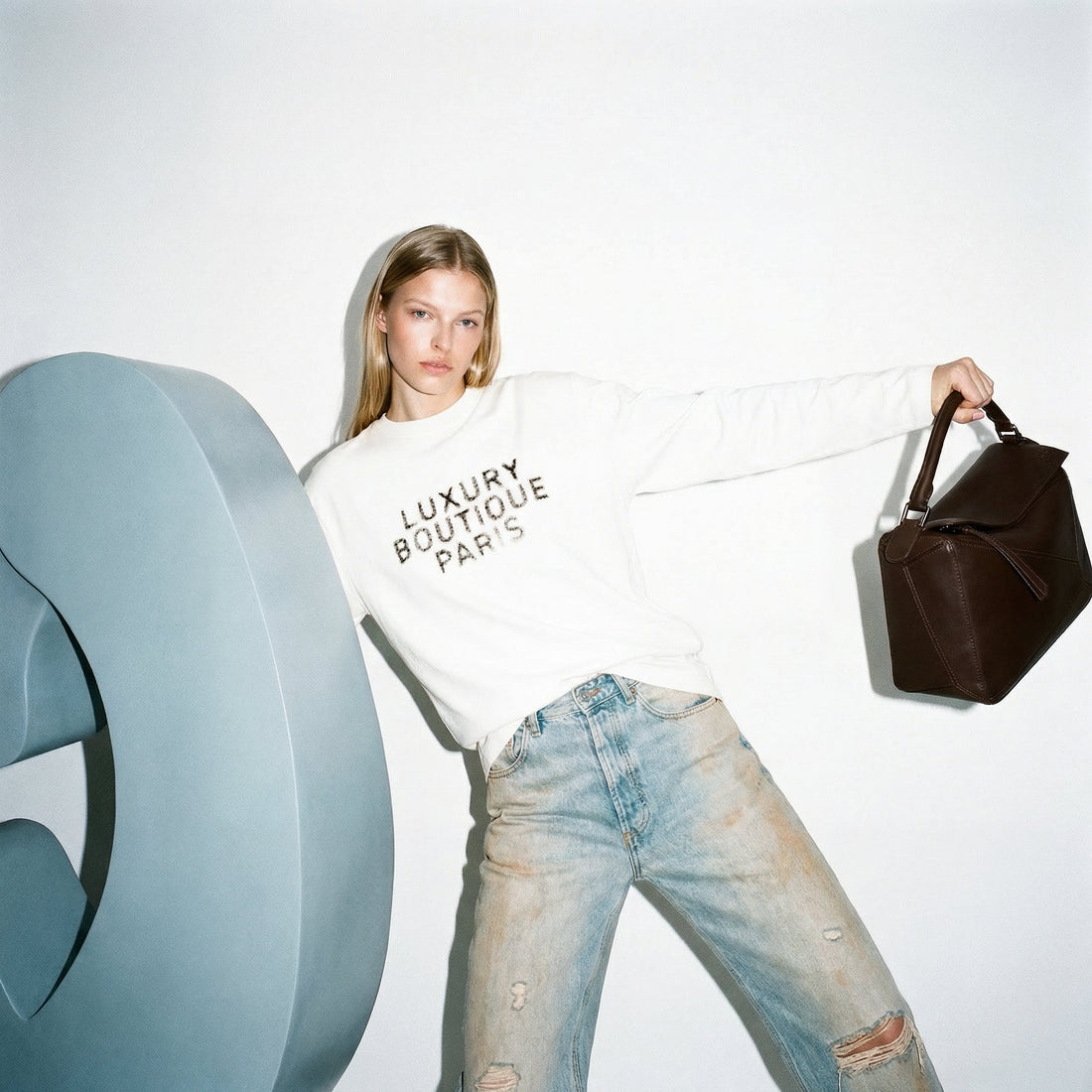 Sculptures Campaign SS26 — Sculptural Luxury Fashion | Mansour