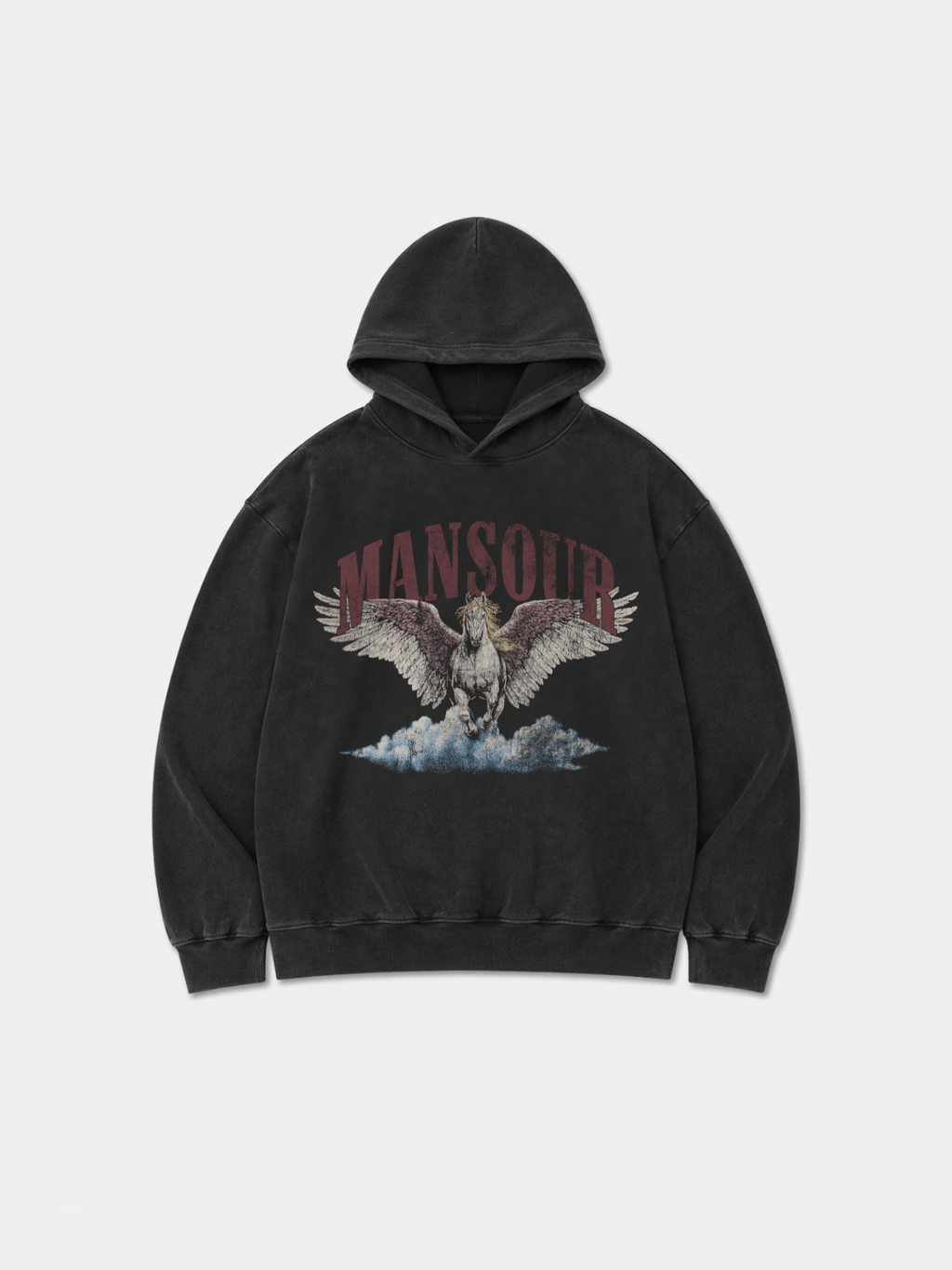 Cloud Runner Hoodie Vintage Zwart