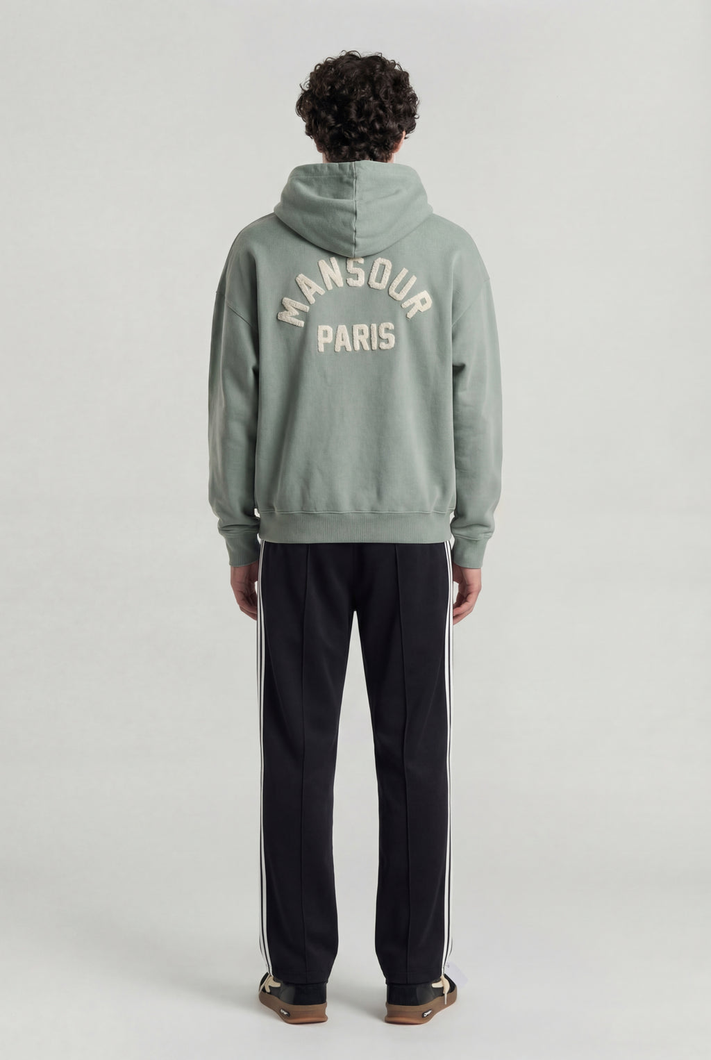 Paris College Hoodie Green Milieu