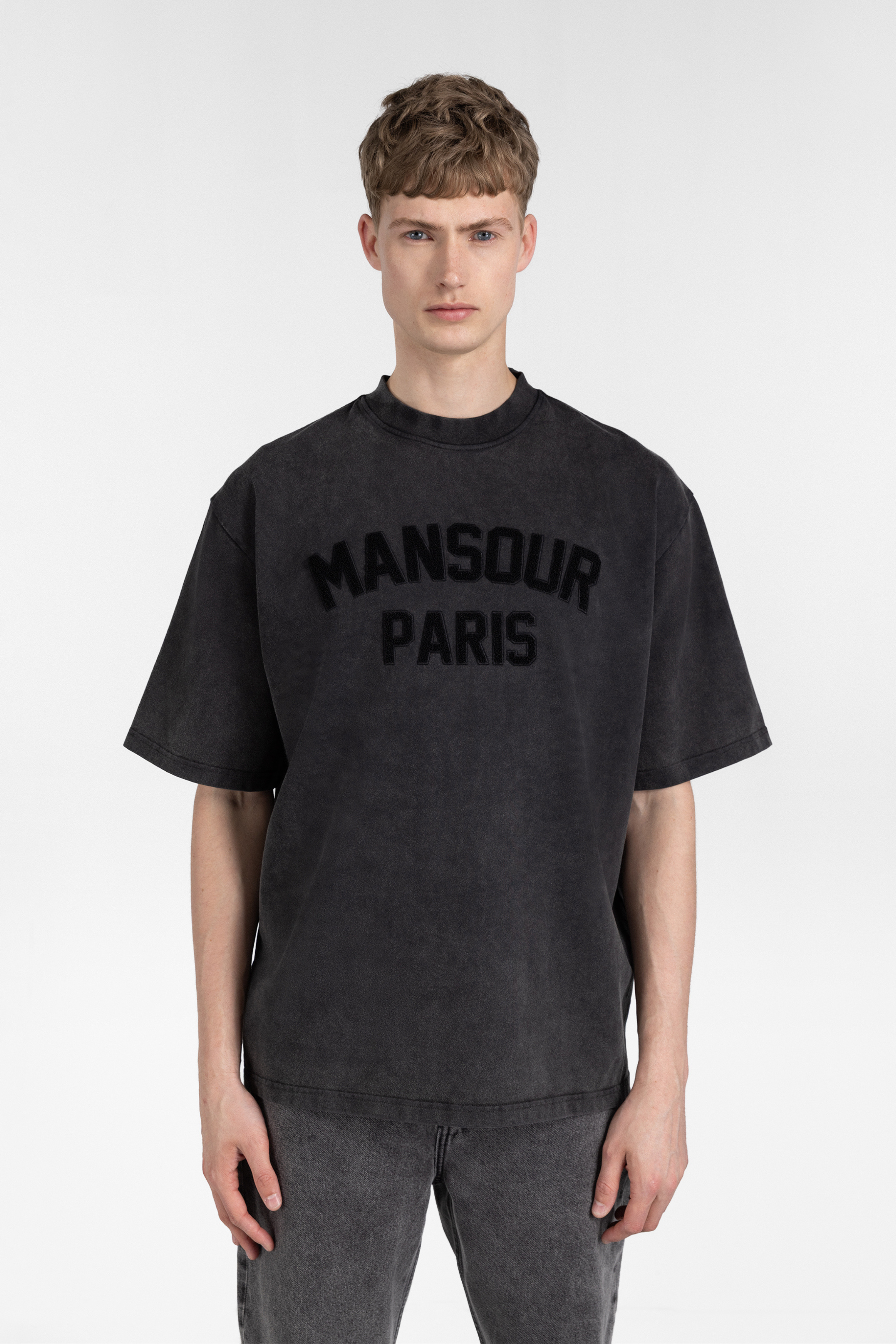 Paris College T-shirt Vintage Black