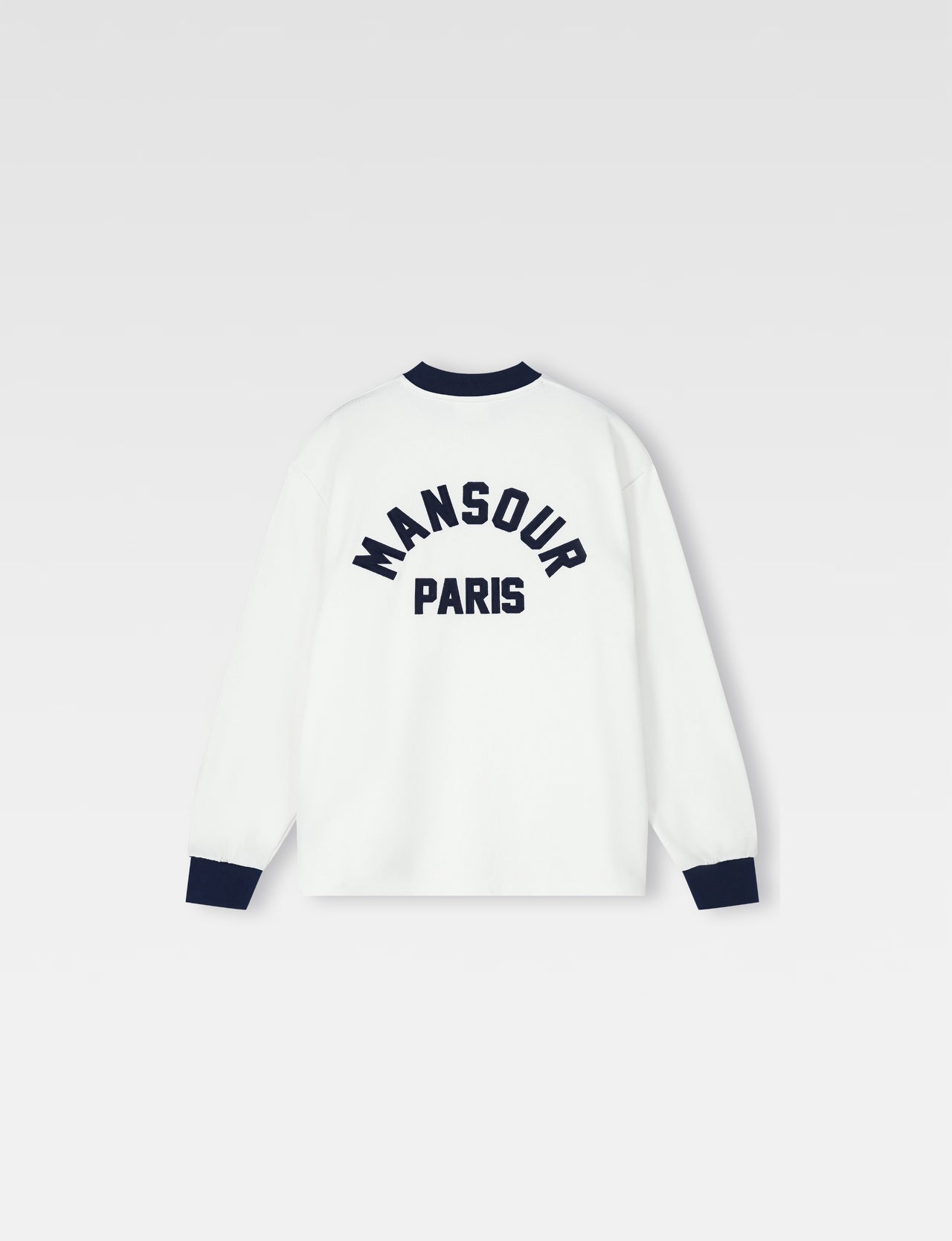 Arch Felt Longsleeve Vintage White Navy