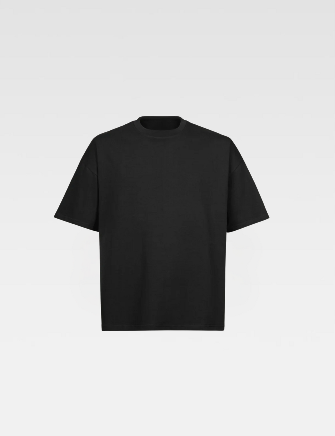 Black Boxy Oversized T-shirt