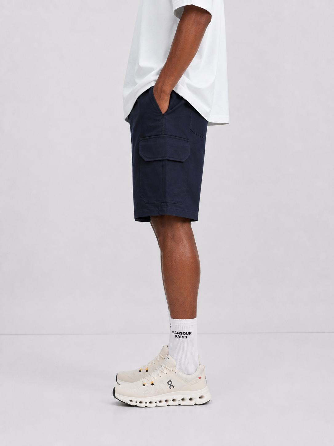 Cargo Shorts Navy back