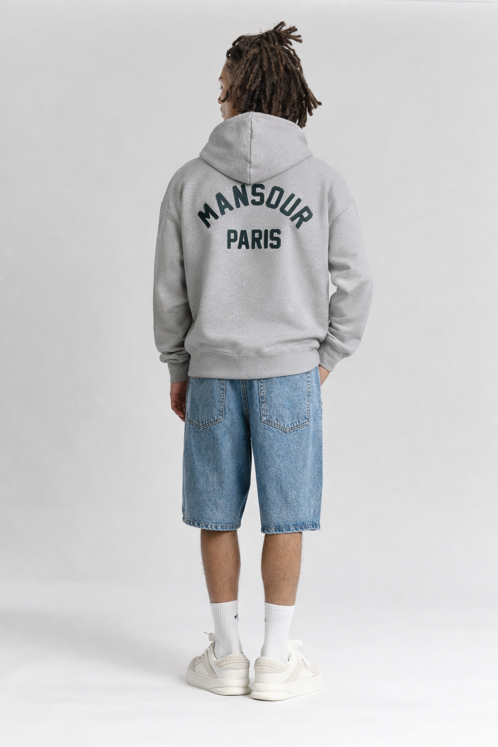 Sweat à capuche zippé de basket-ball universitaire