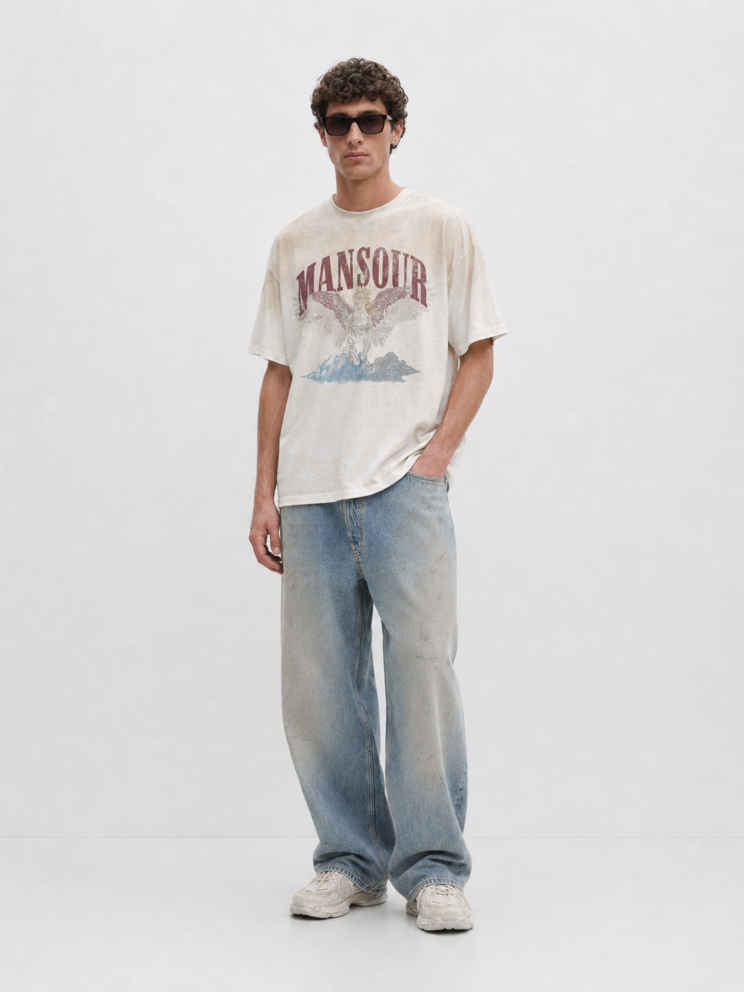 Cloud Runner T-shirt Dusty White Full