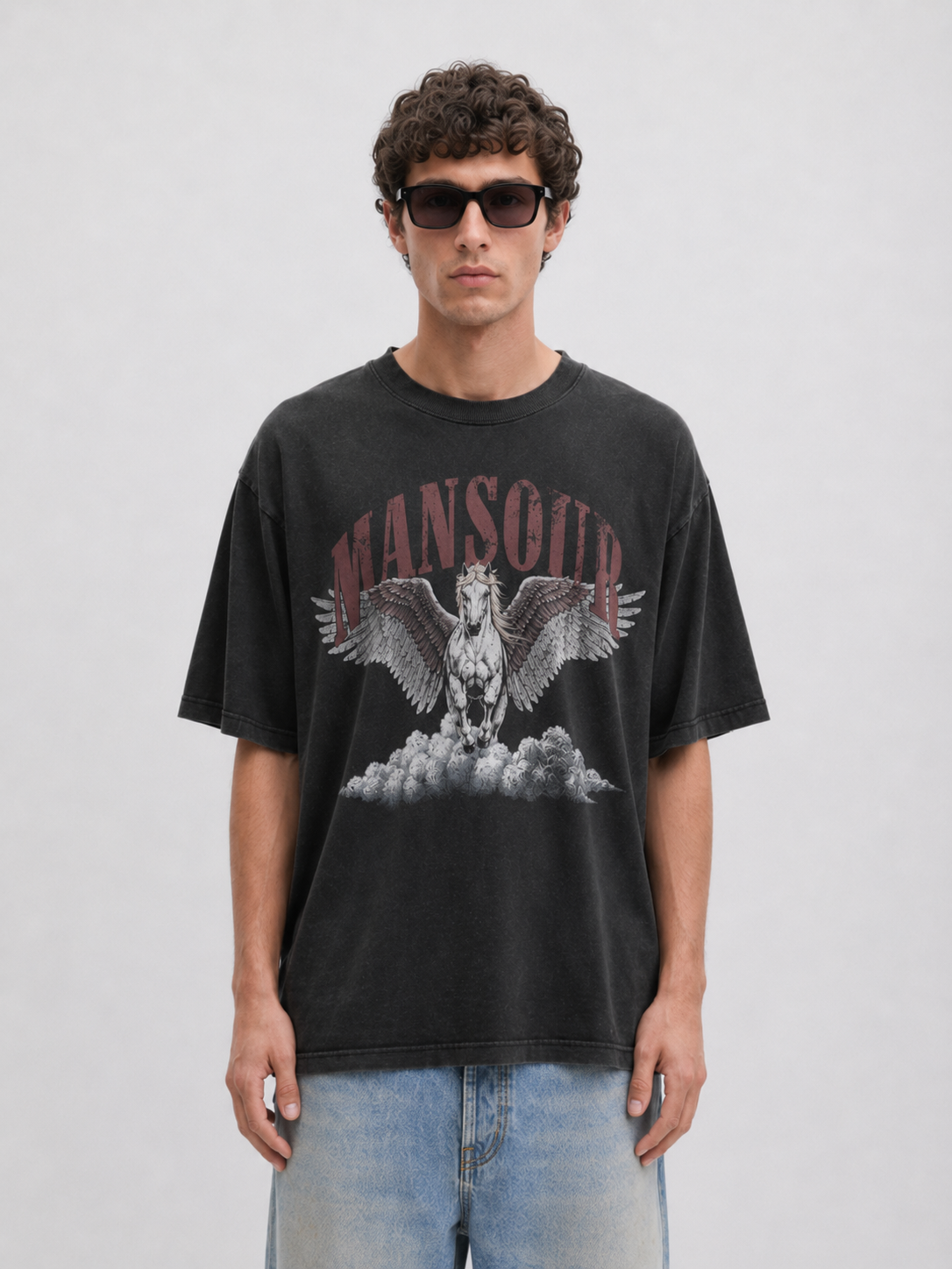 Cloud Runner T-shirt Vintage Black Mid