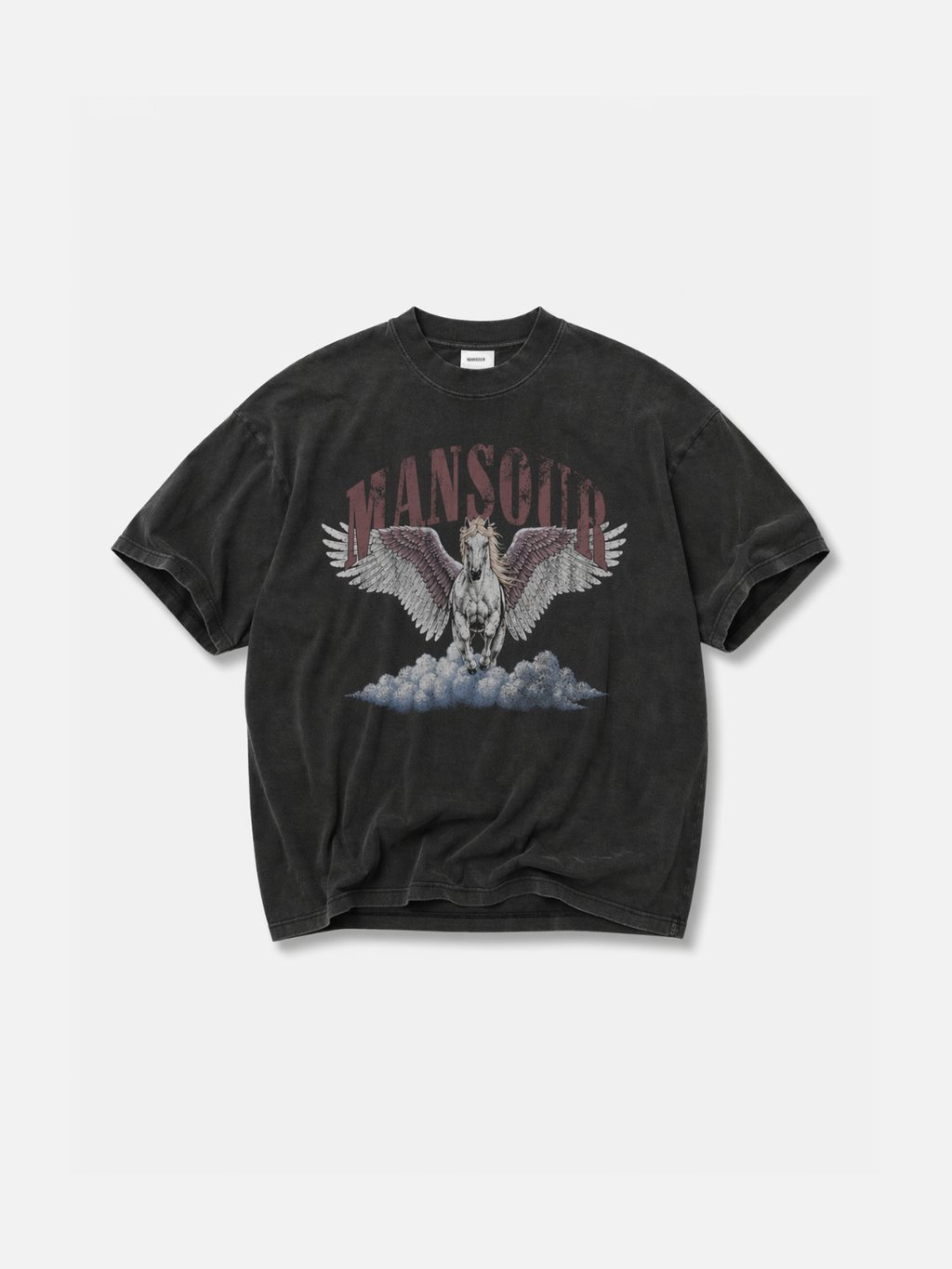 Cloud Runner T-shirt Vintage Zwart