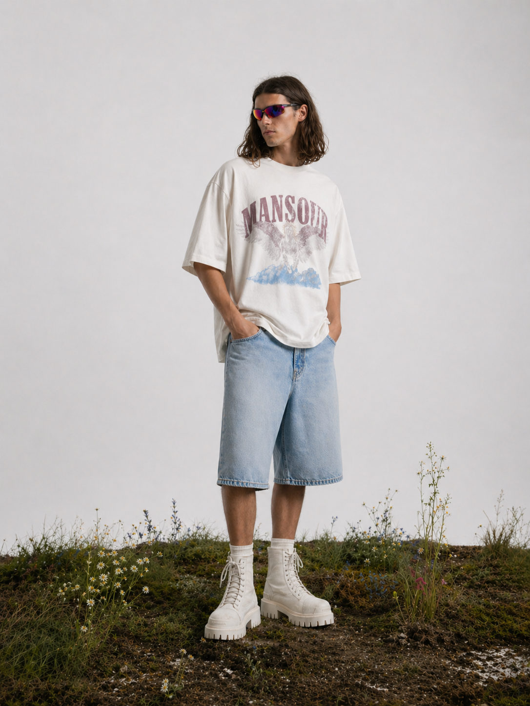 Cloud Runner T-shirt Dusty White