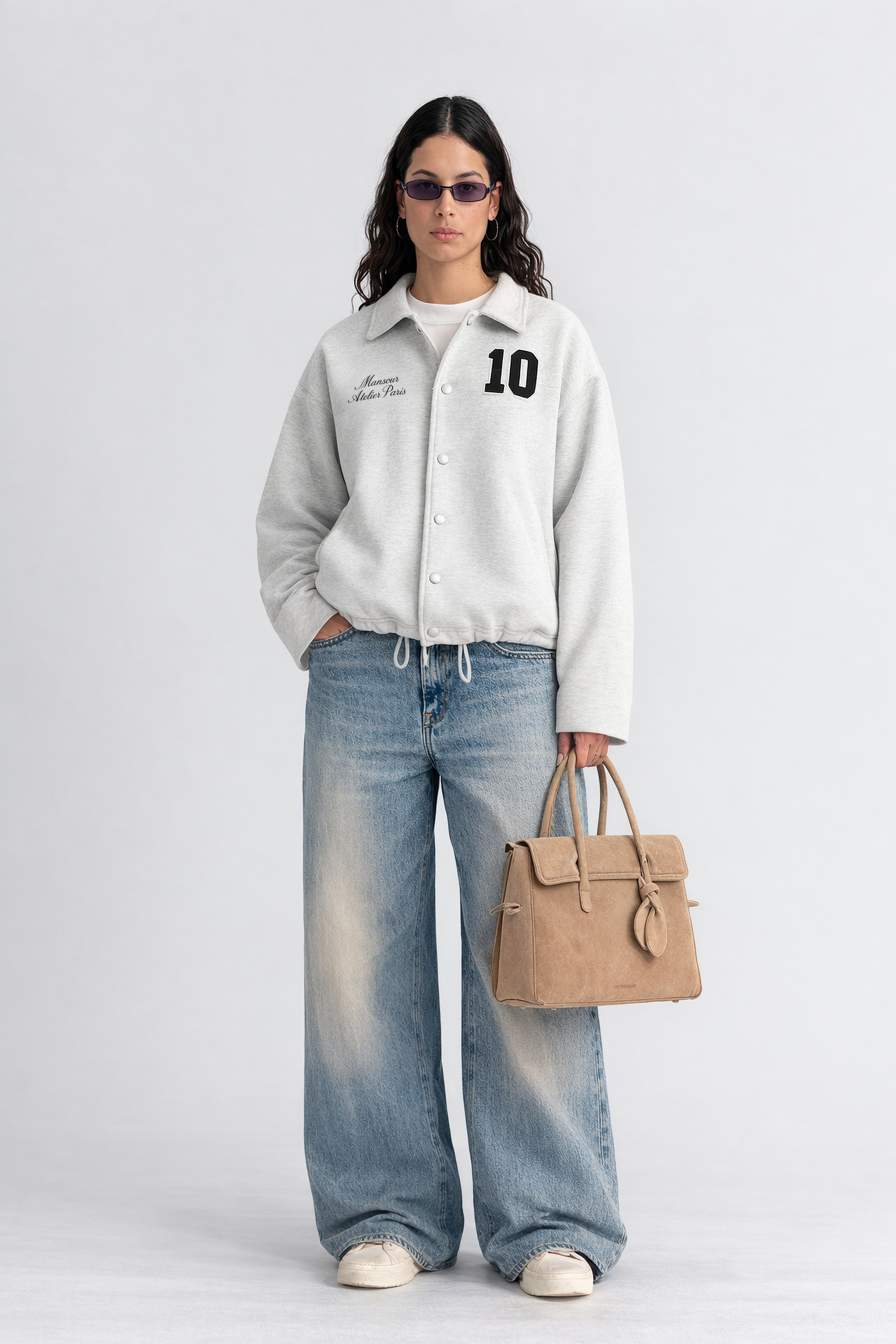 Coach Jacket Heather Grey