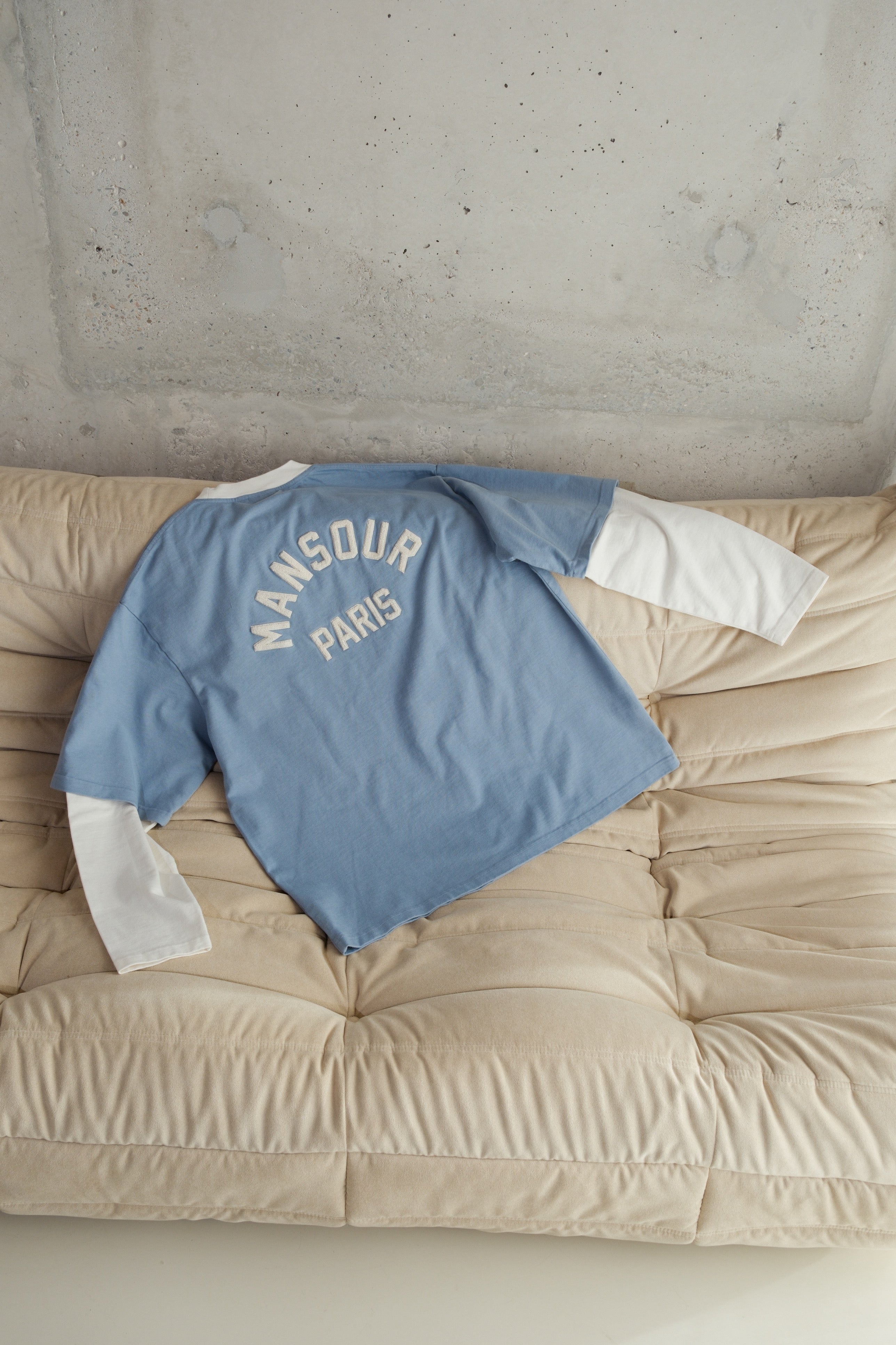 Paris College Longsleeve Dusty Blue