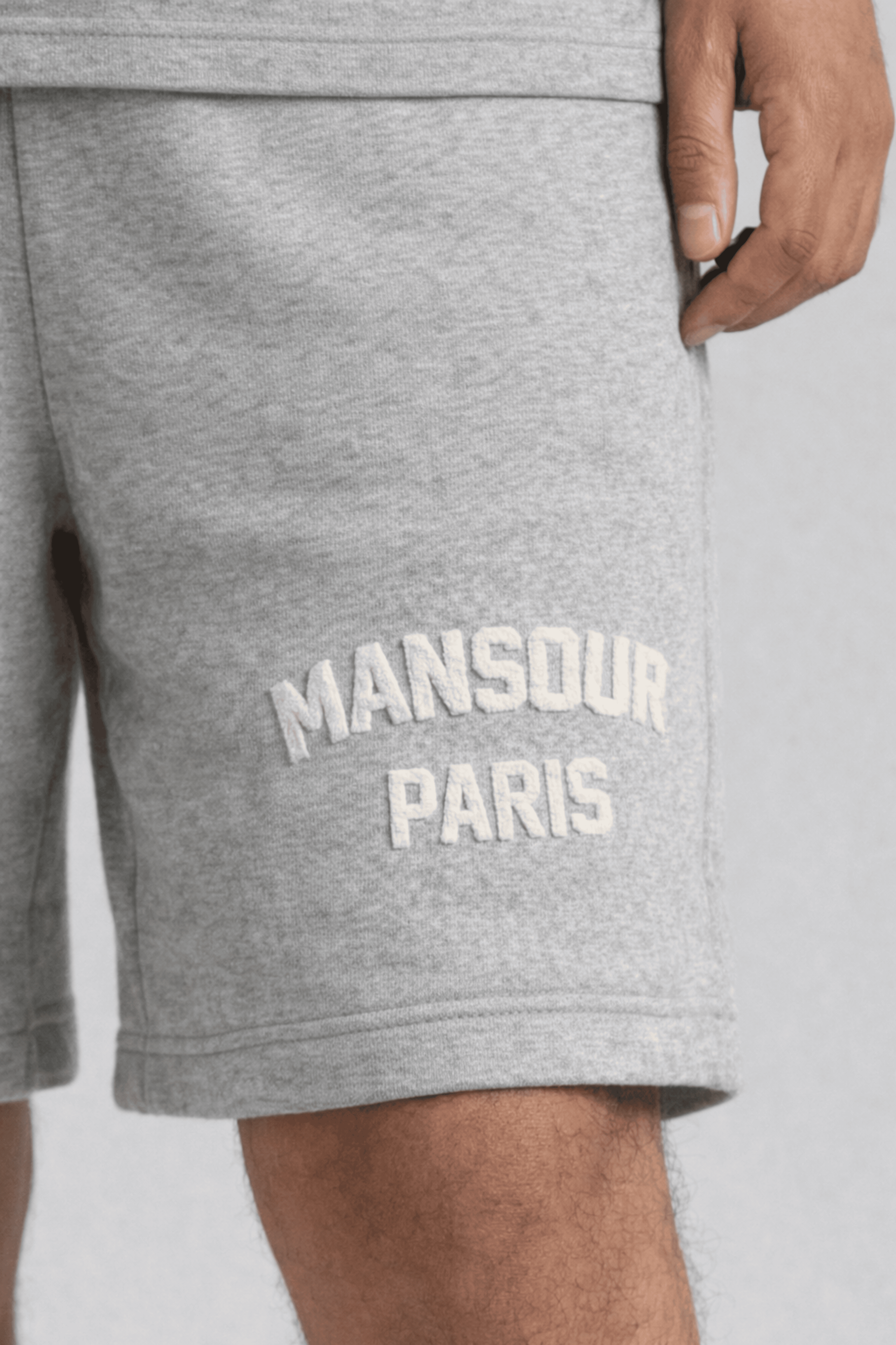Paris College Short Heather Grey