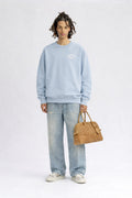 Paris College Sweater Dusty Blue