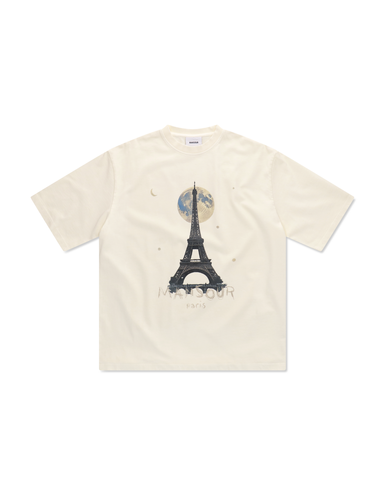 Eiffel T-shirt Vintage White