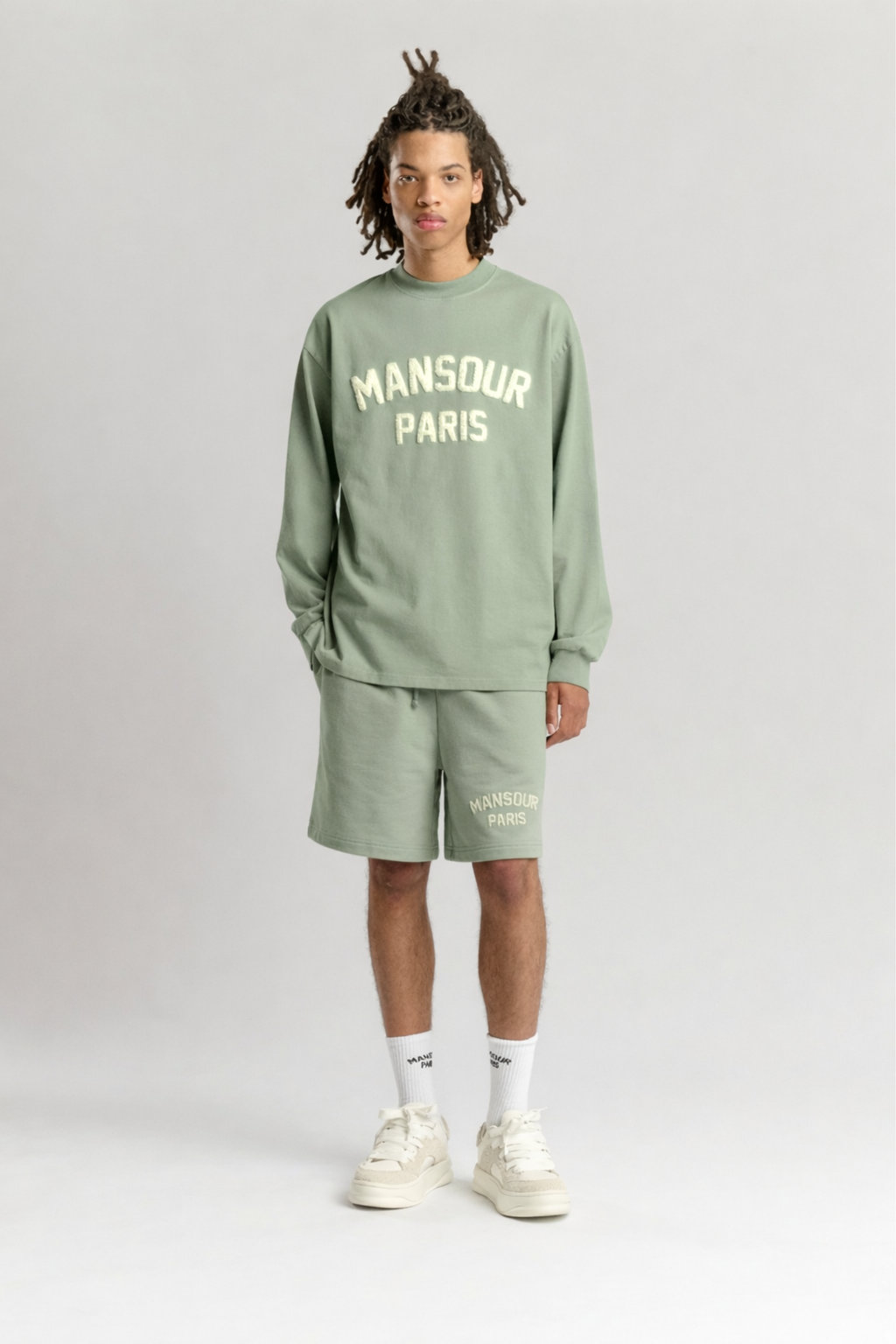 Paris College Short Green Milieu