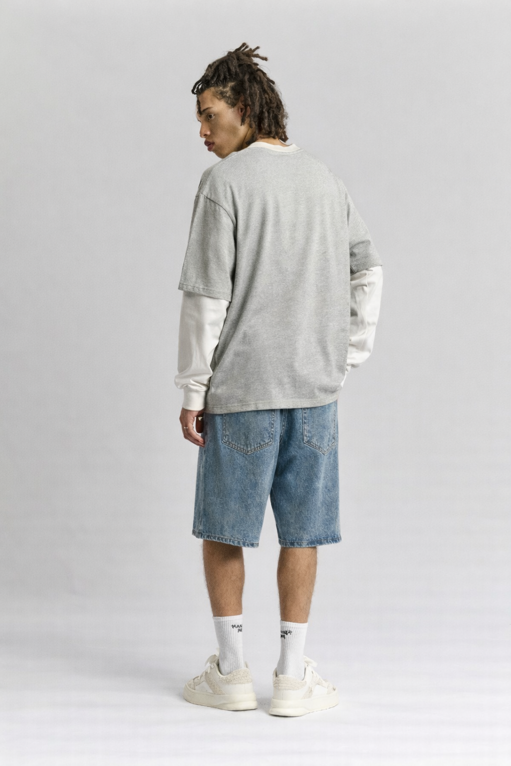 Double Sleeved Longsleeve Heather Grey