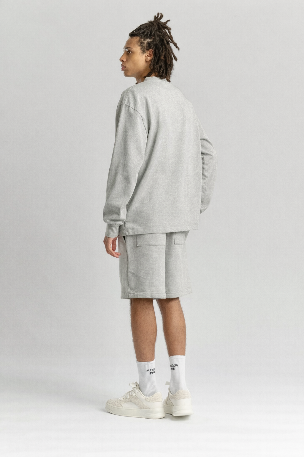 Paris College Short Heather Grey