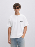 Logo address t-shirt white front