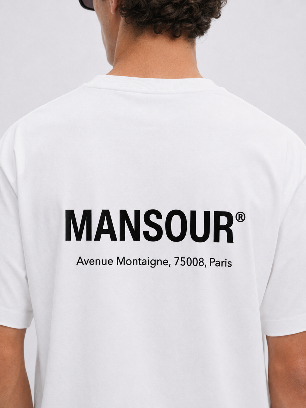 Logo adress T-shirt Back Detail