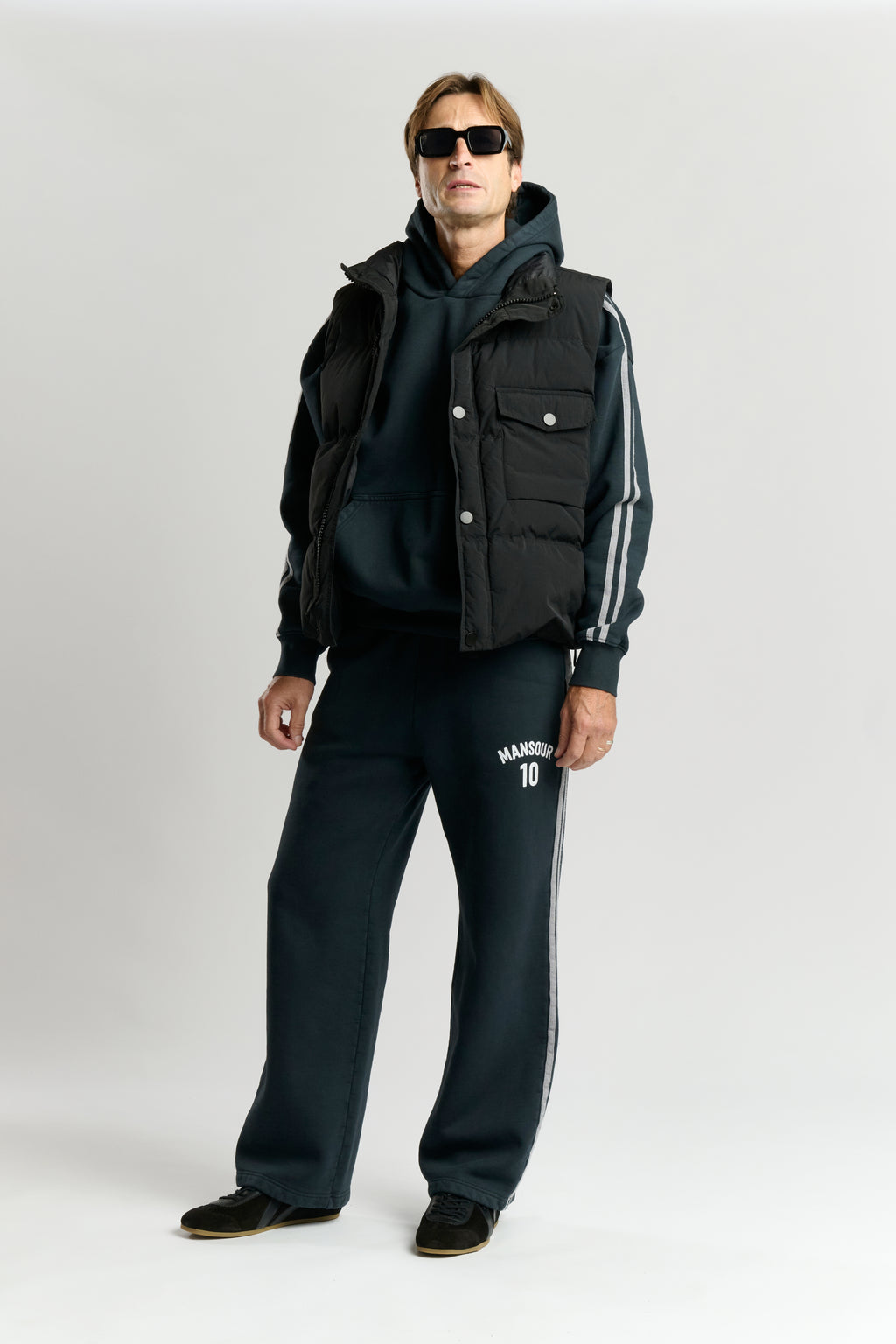 Down Vest in Nylon