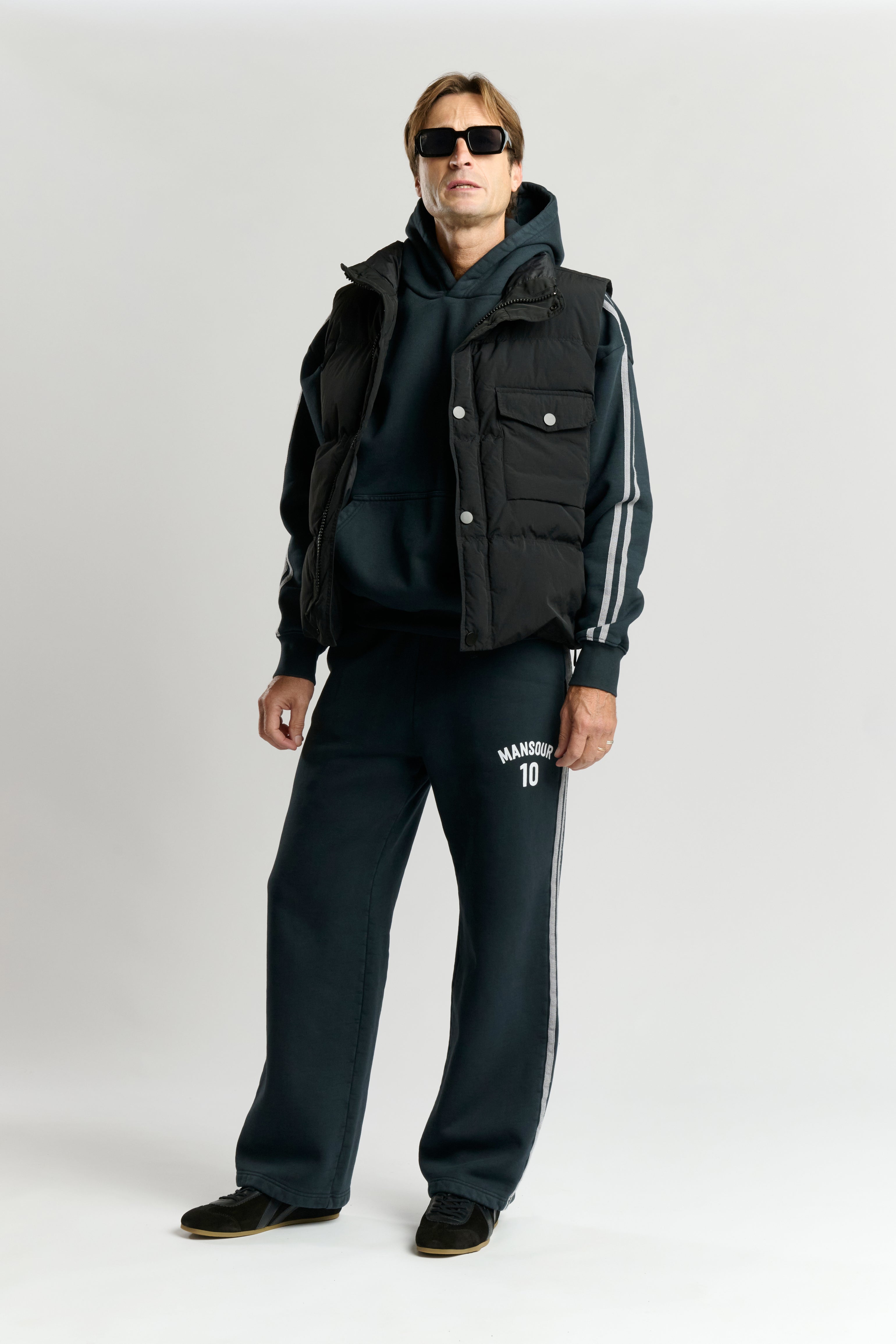 Down Vest in Nylon