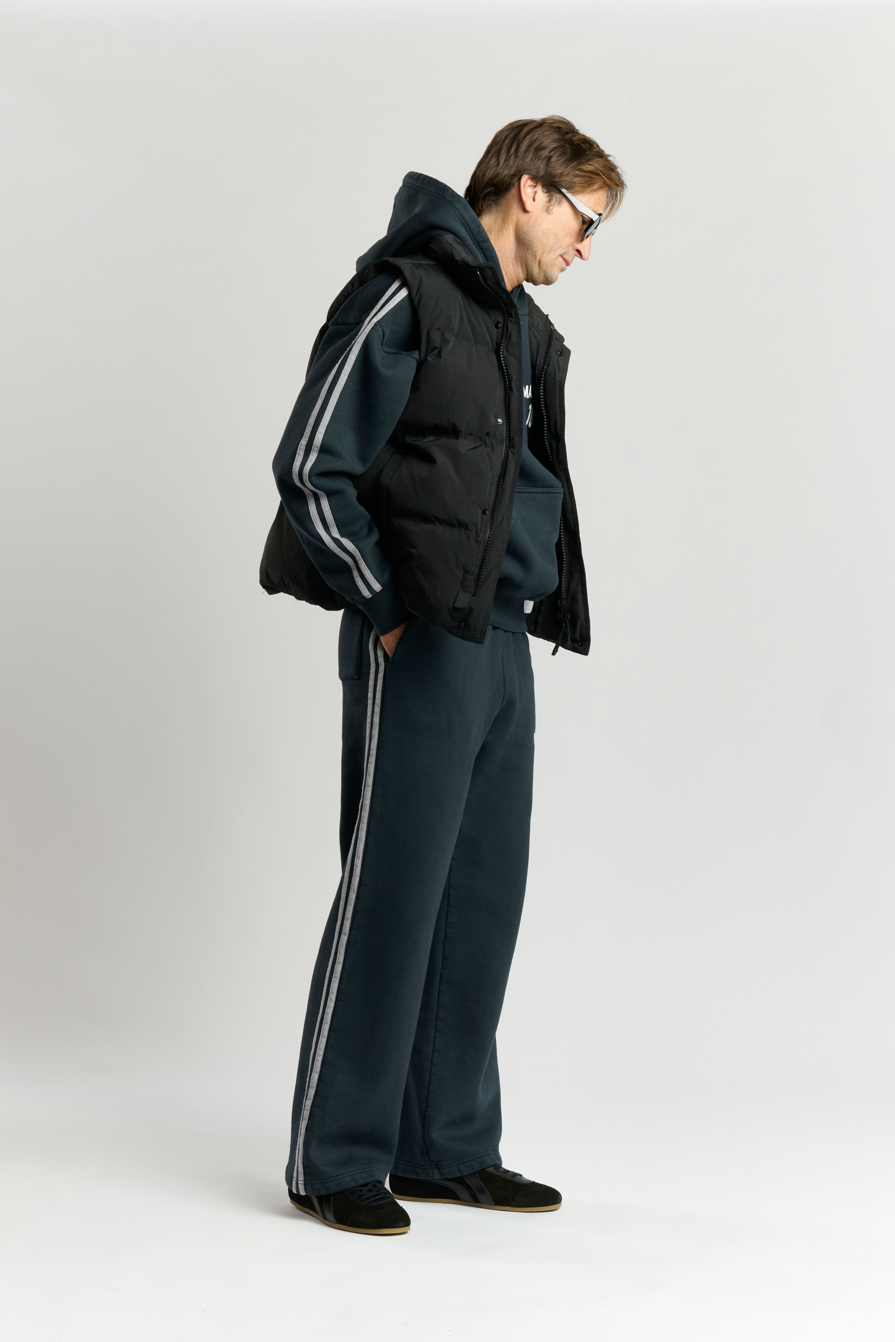 Down Vest in Nylon