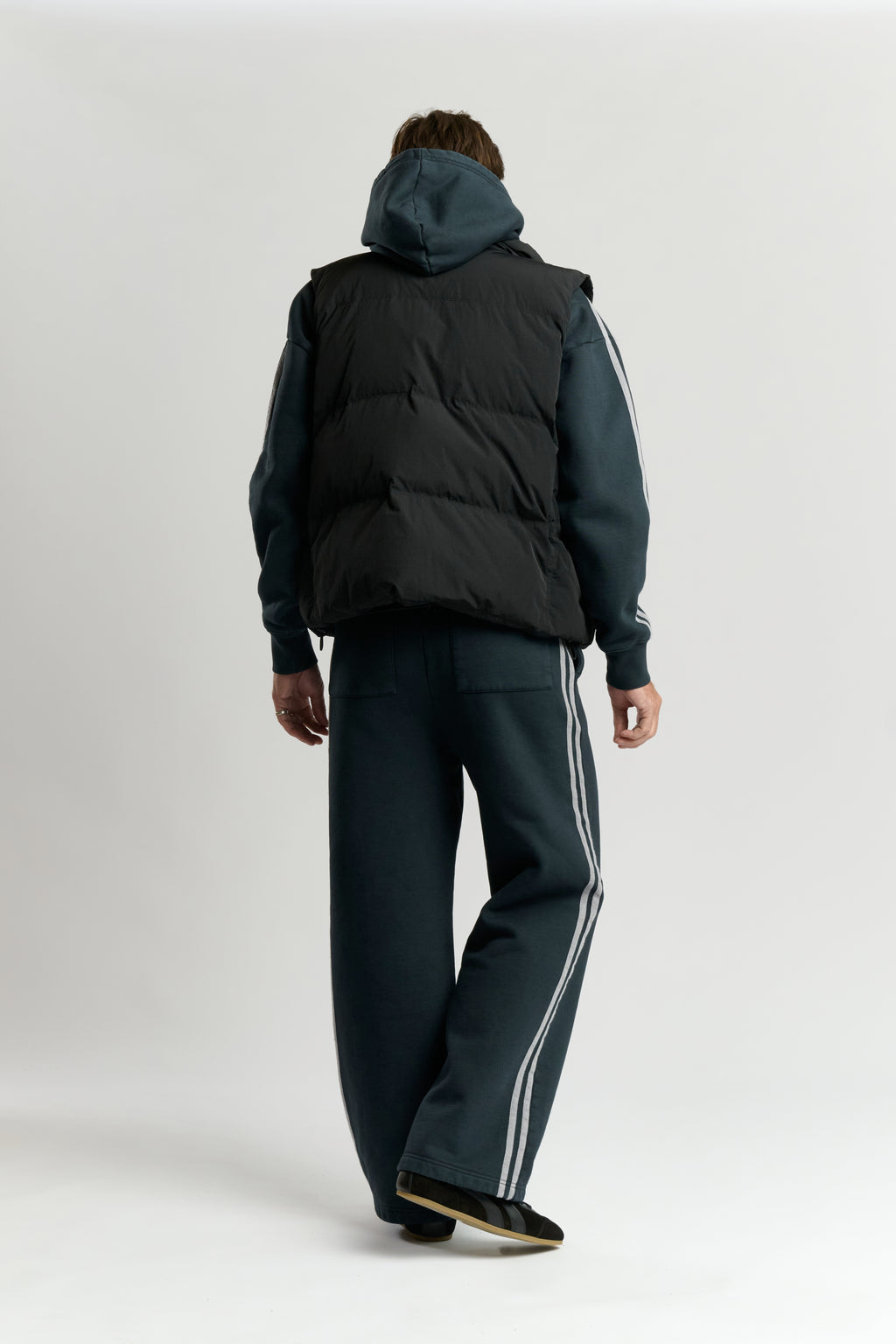 Down Vest in Nylon