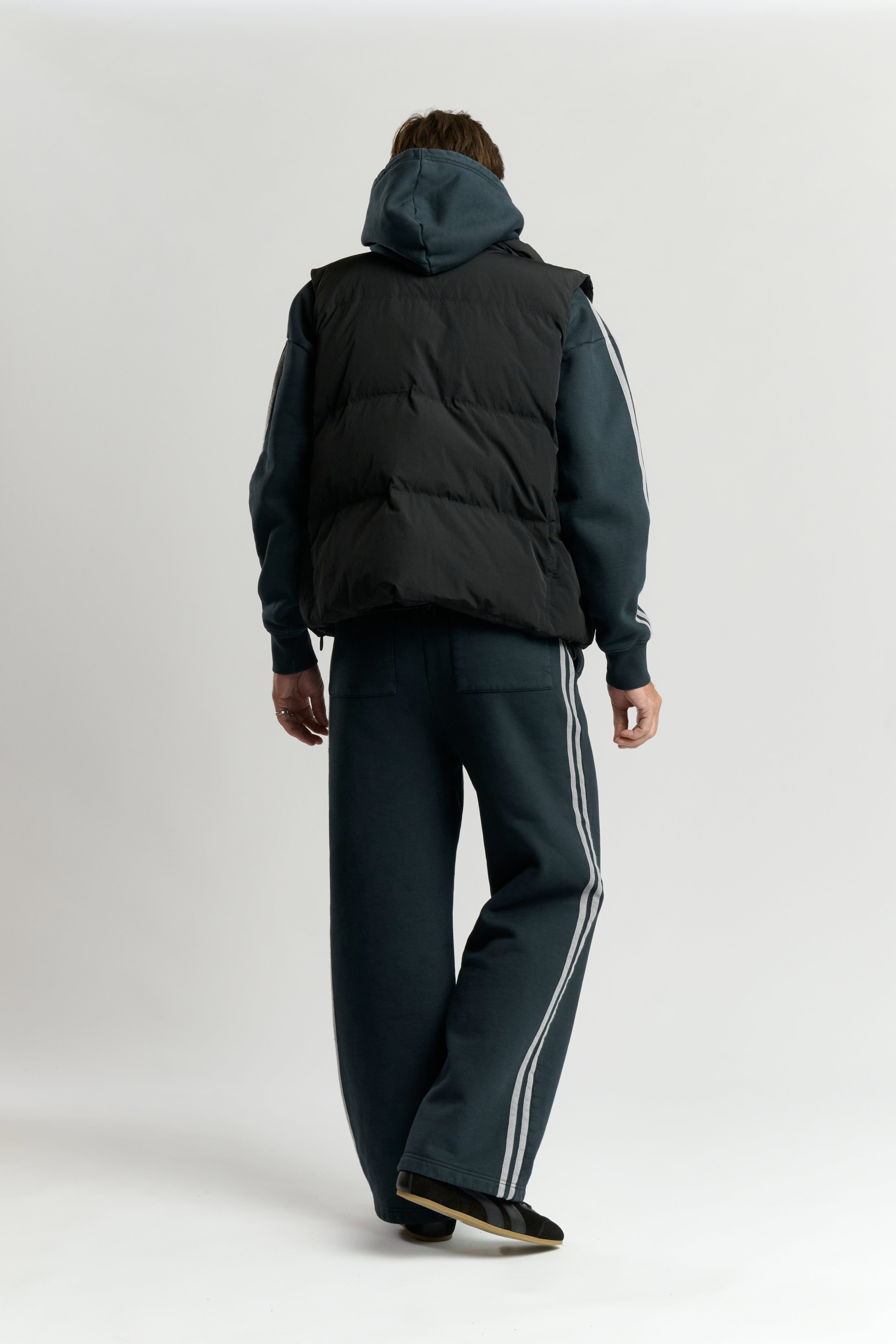 Down Vest in Nylon