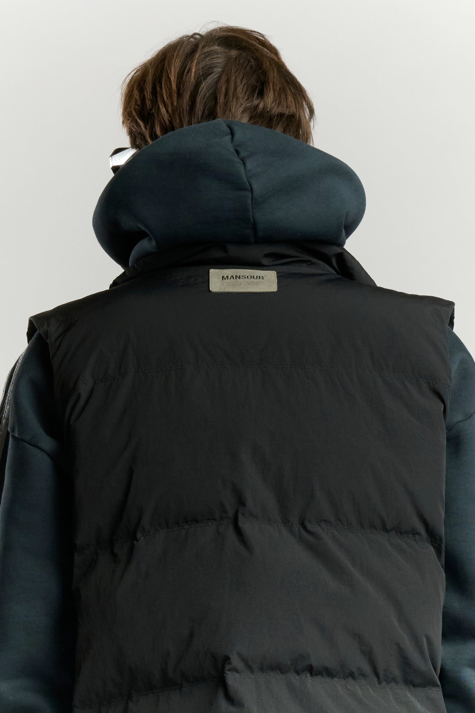 Down Vest in Nylon