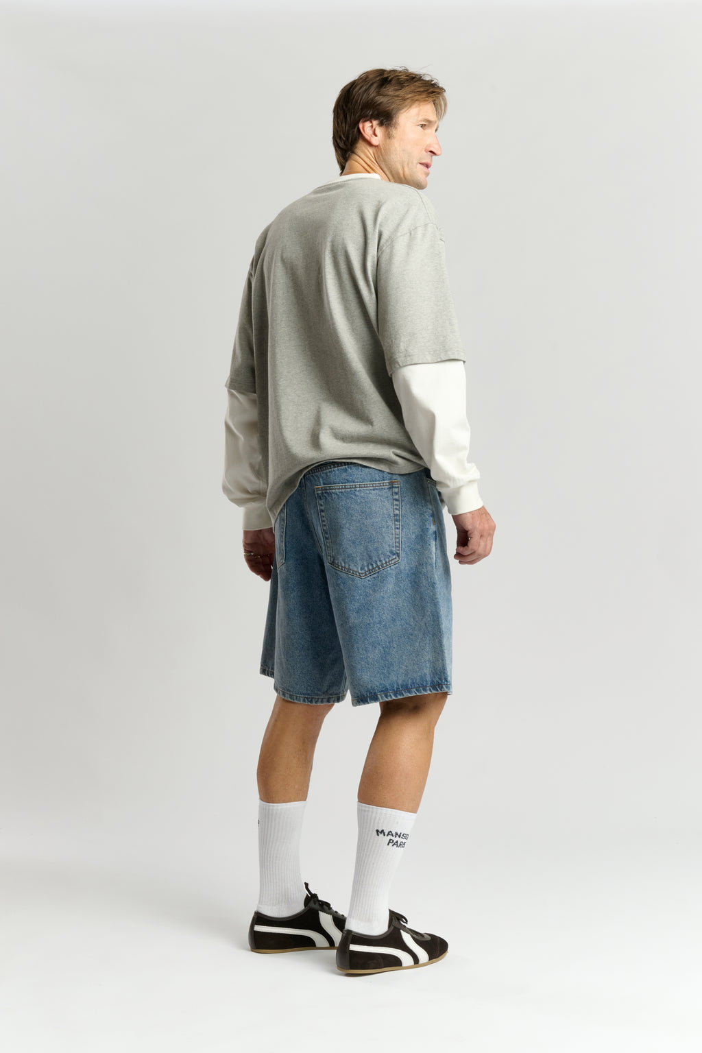 Double Sleeved Longsleeve Heather Grey