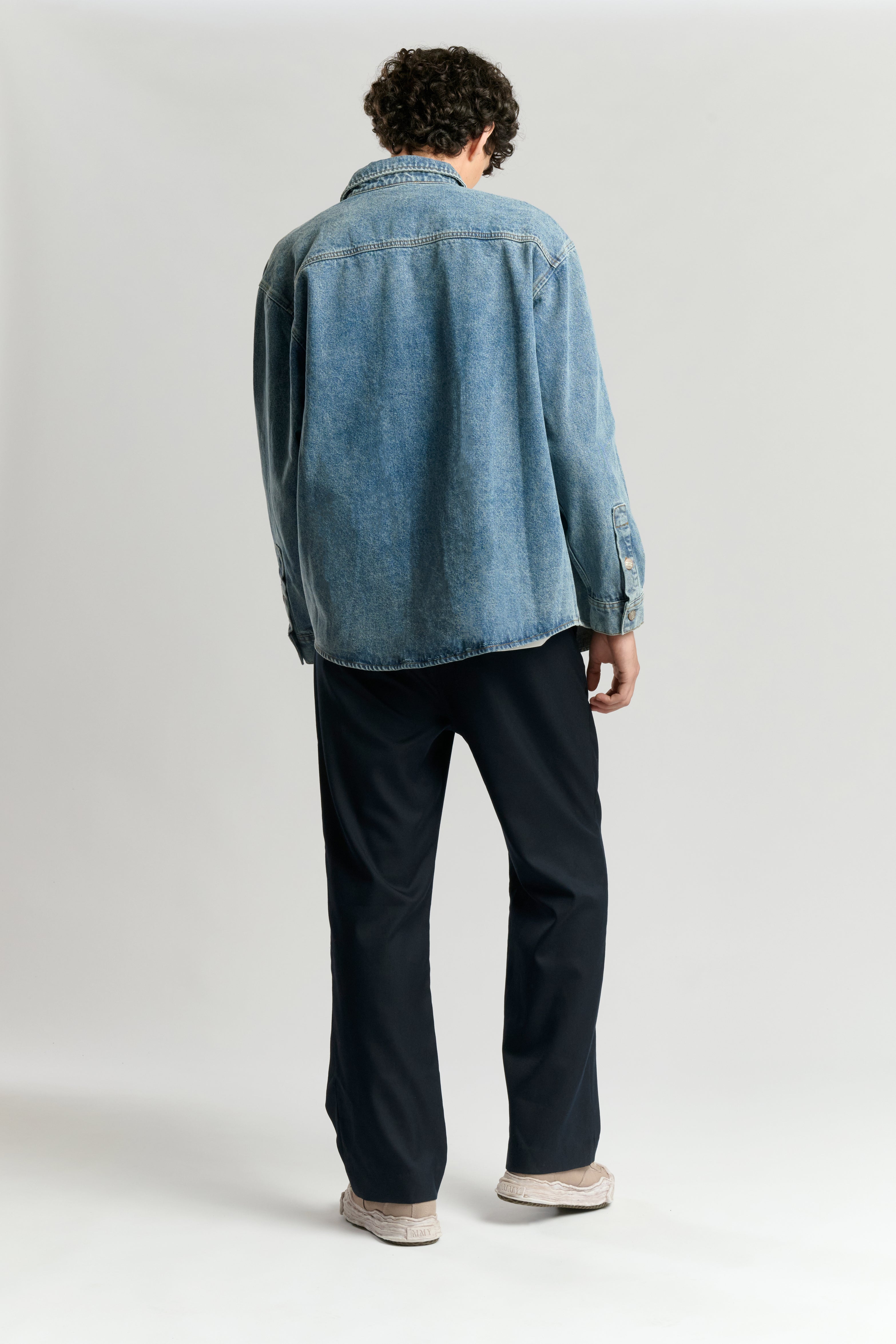 Denim Overshirt Washed Blue