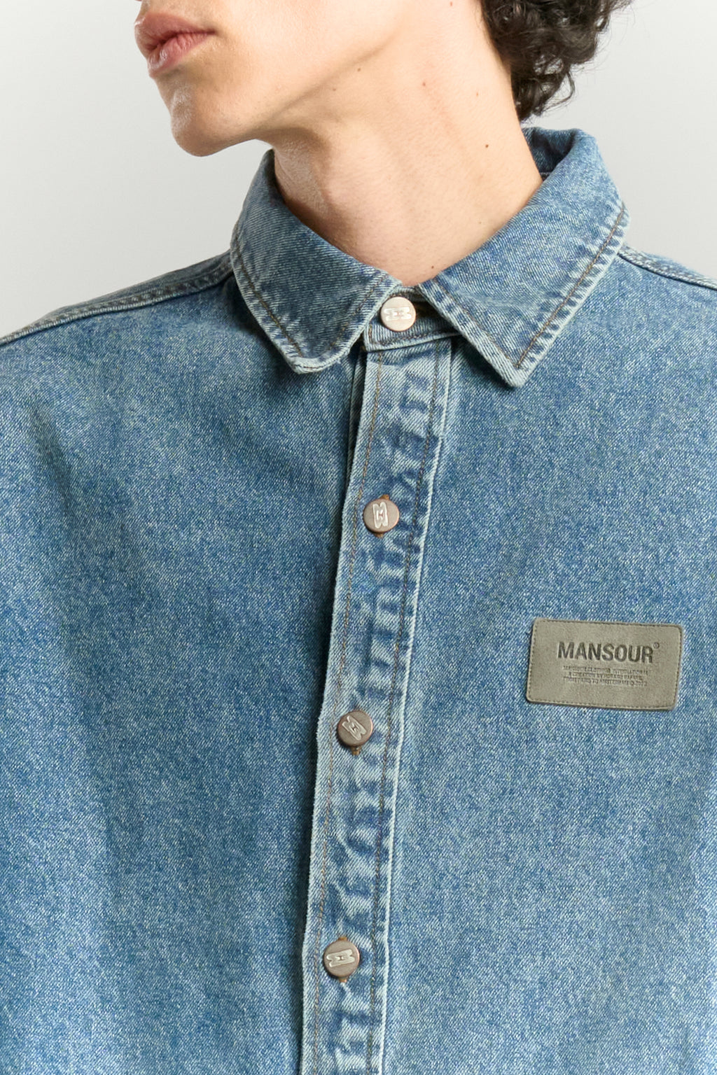 Chemise en denim