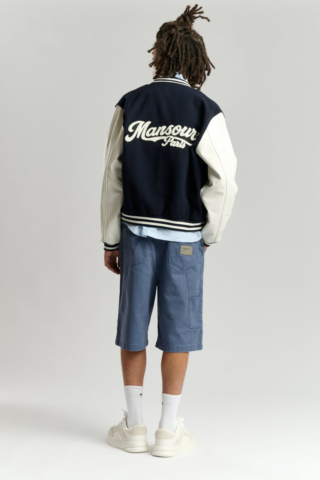 College Varsity Jacket Navy