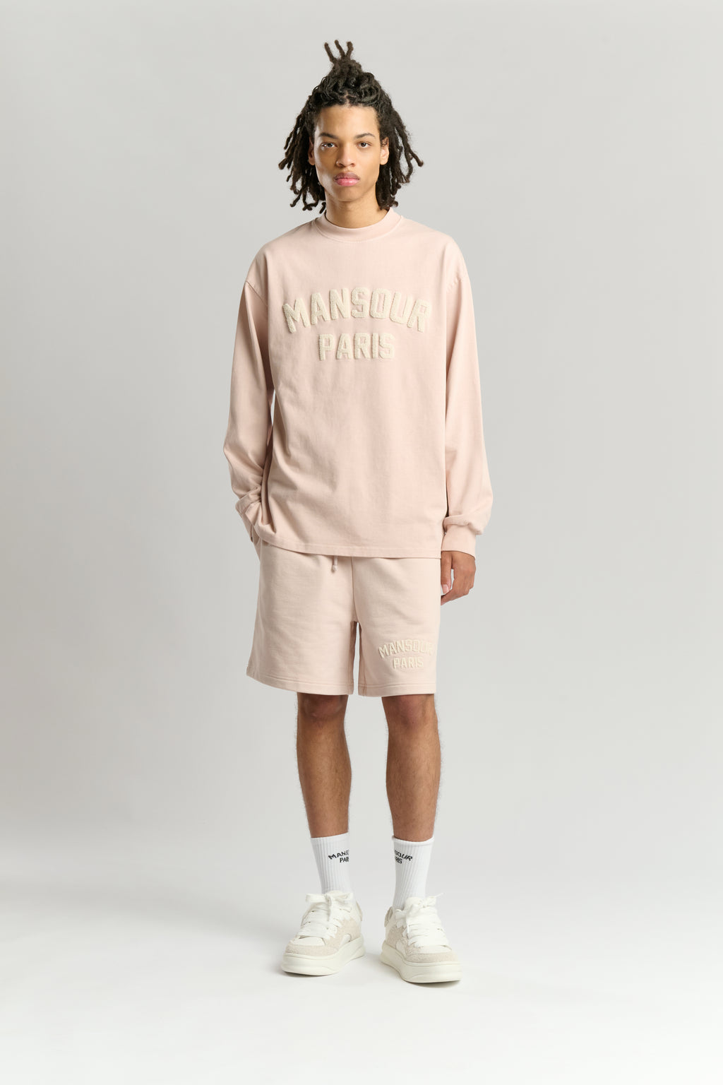Paris College Longsleeve Dusty Pink