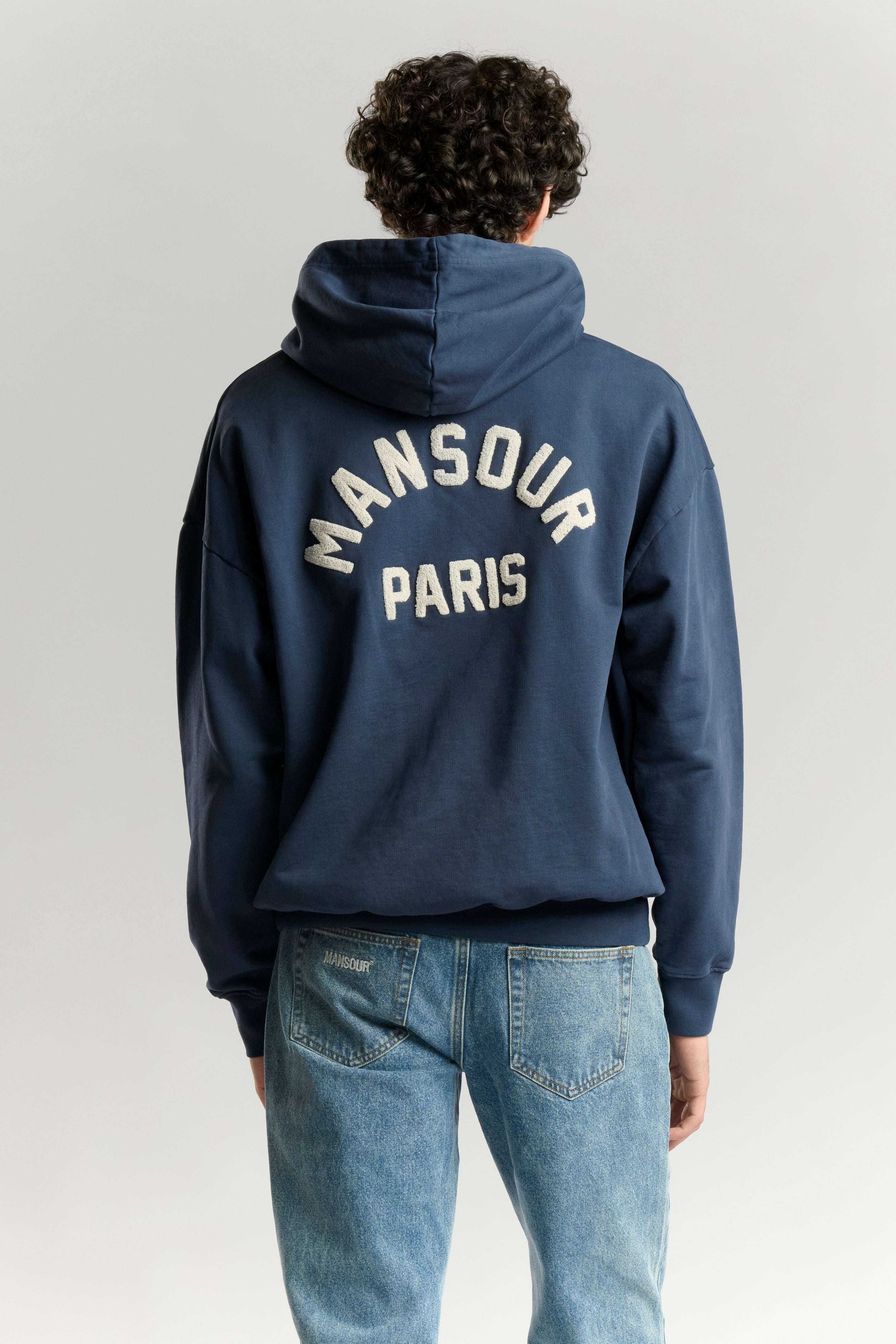 Paris College Hoodie Bariton Blue