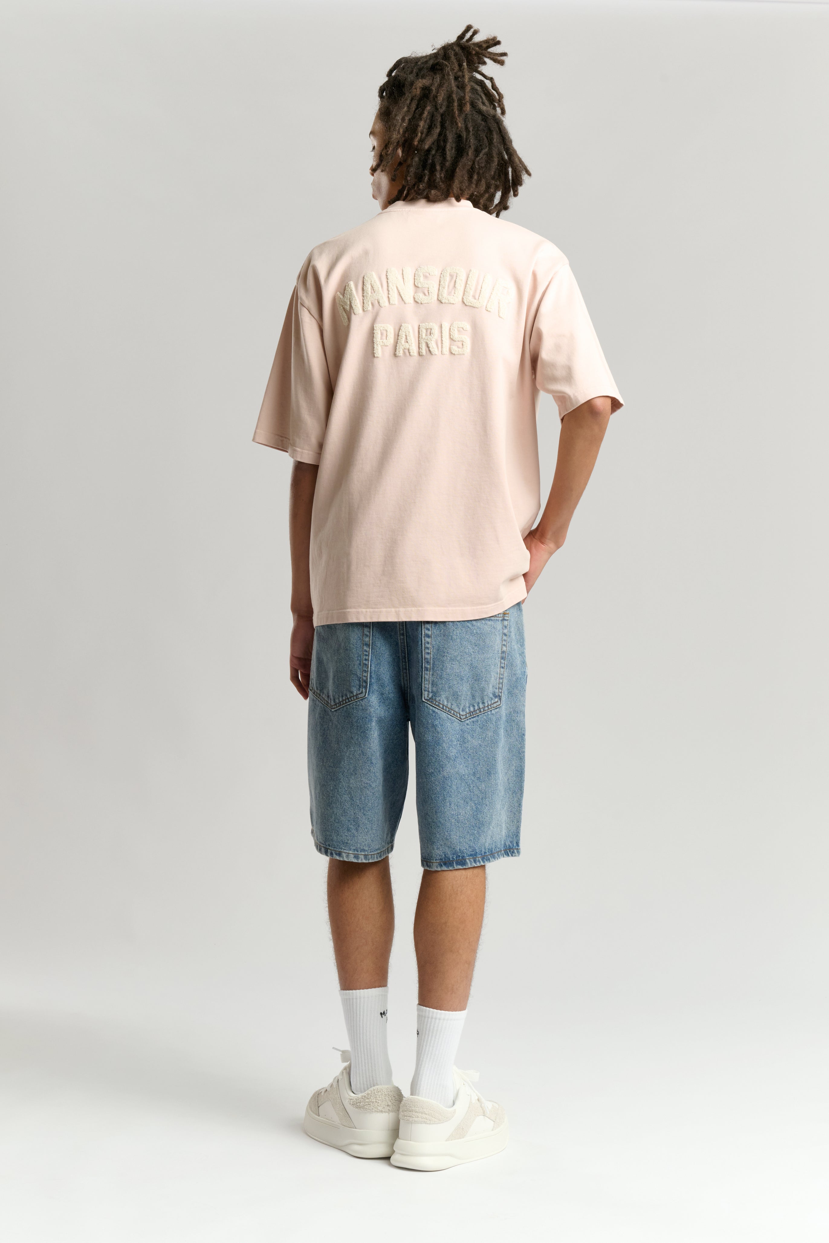 Paris College T-shirt Dusty Pink