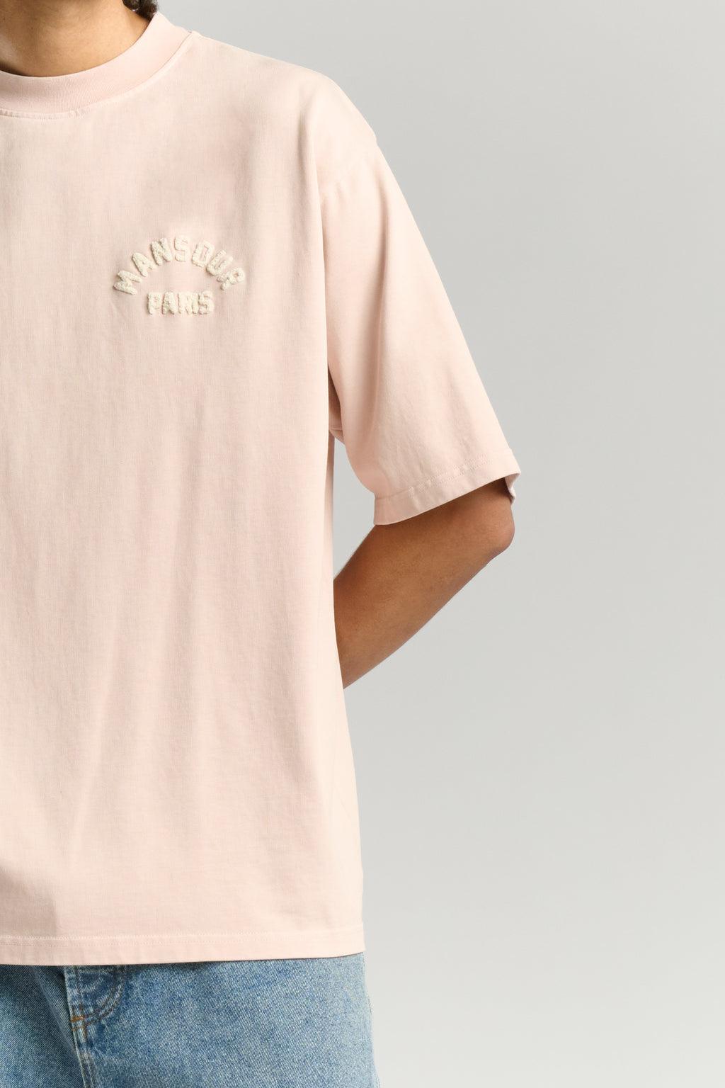 Paris College T-shirt Dusty Pink