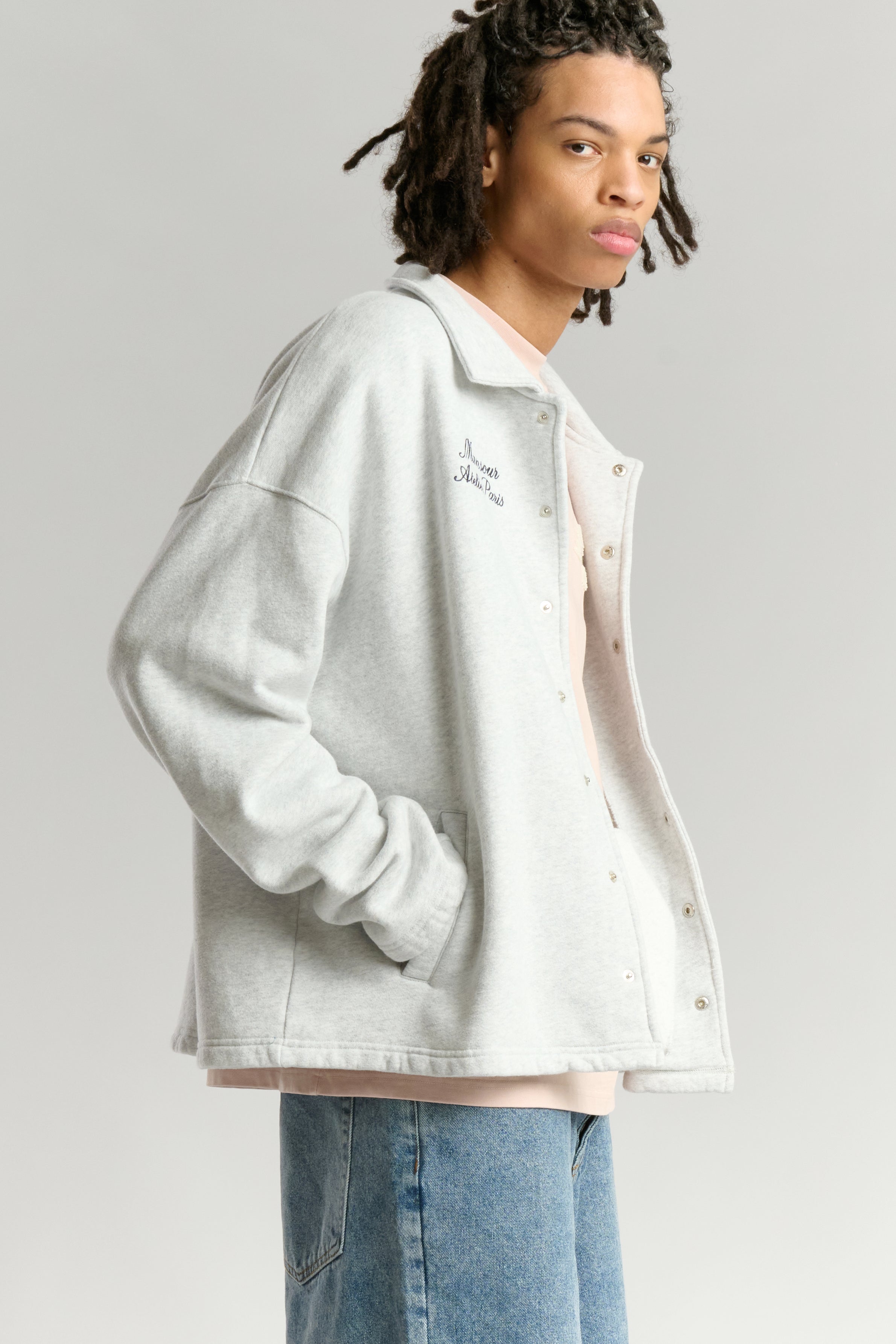 Coach Jacket Heather Grey