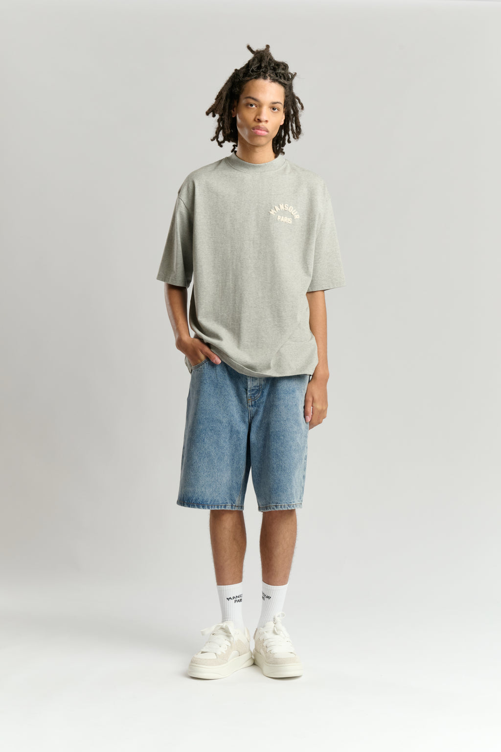 Paris College T-shirt Heather Grey