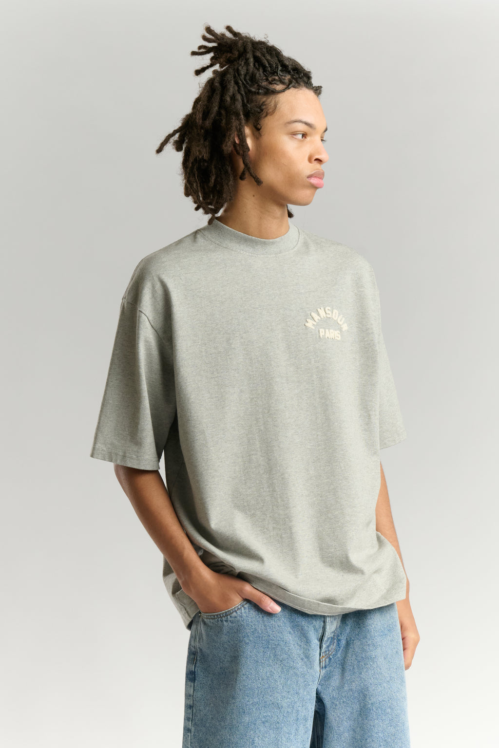 Paris College T-shirt Heather Grey