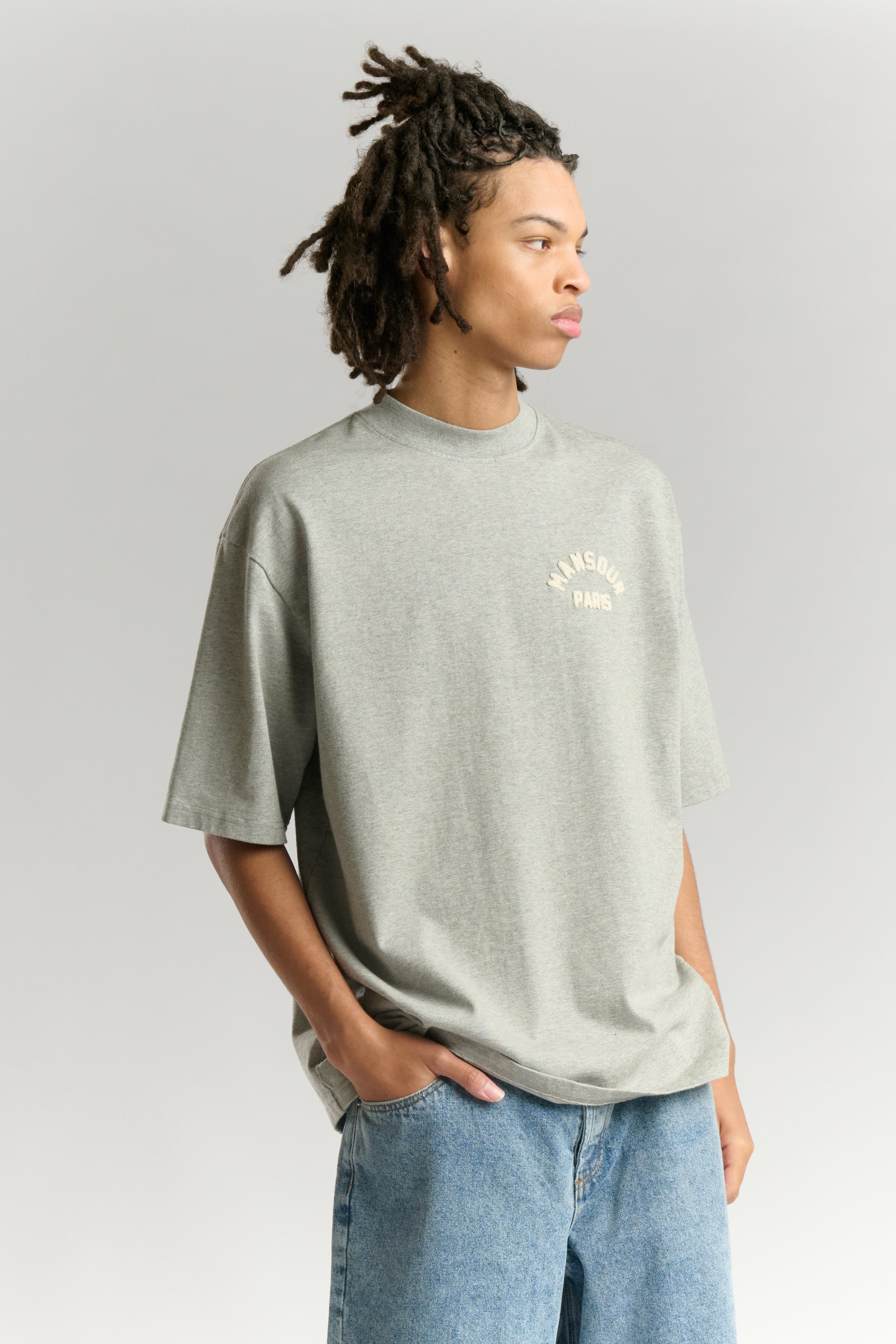 Paris College T-shirt Heather Grey