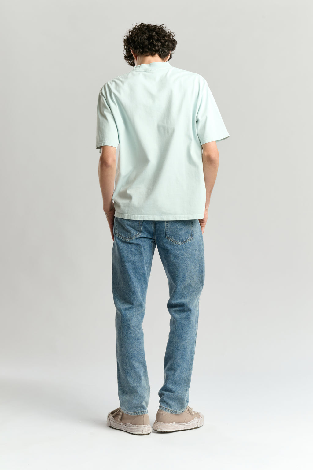 Paris College T-shirt Misty Blue